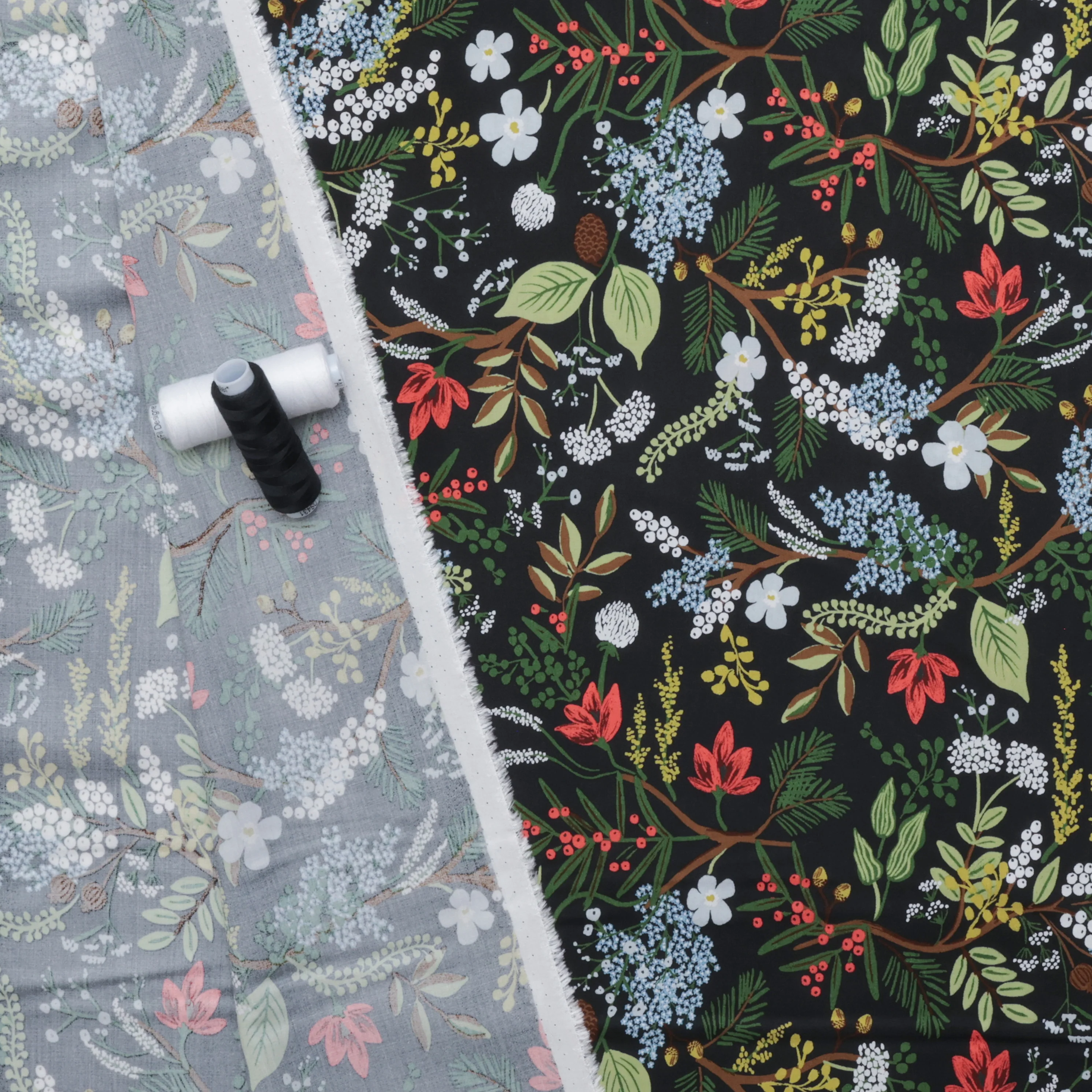 Rifle Paper Co. - Rayon - English Rose - Black - Image 3