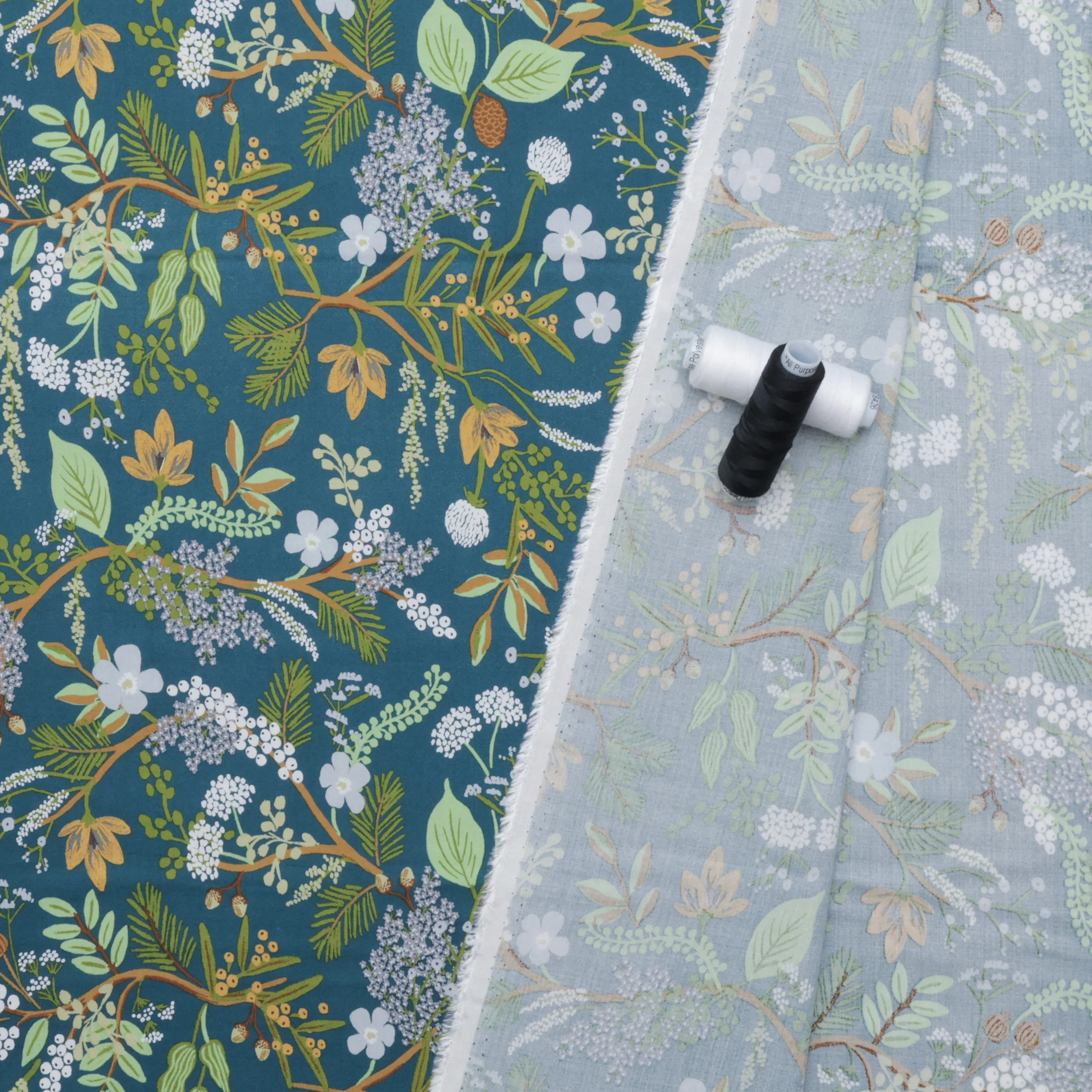 Rifle Paper Co. - Rayon - English Rose - Evergreen - Image 3