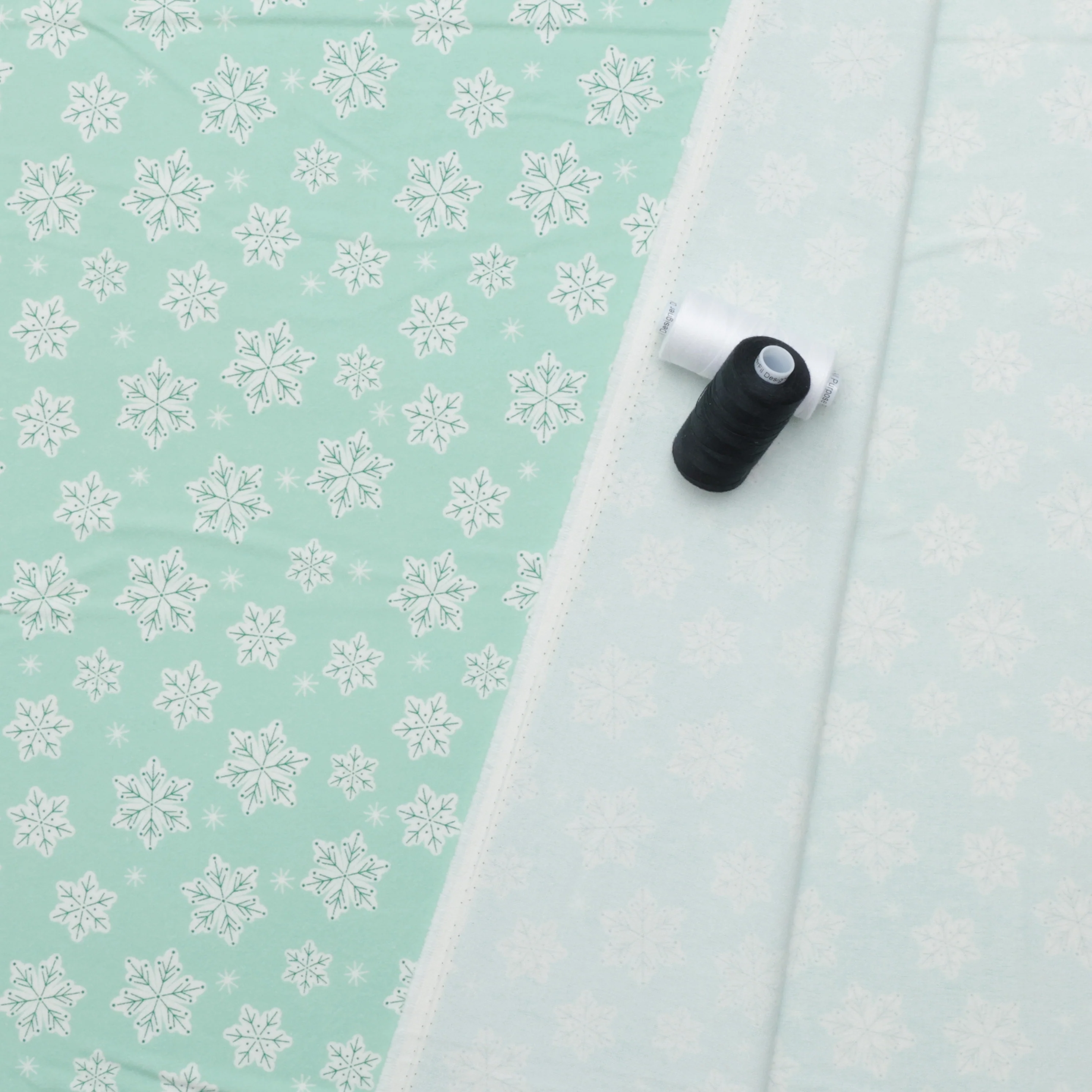 Riley Blake -  Flannel - Designer - Snowflakes - Songbird - Image 3