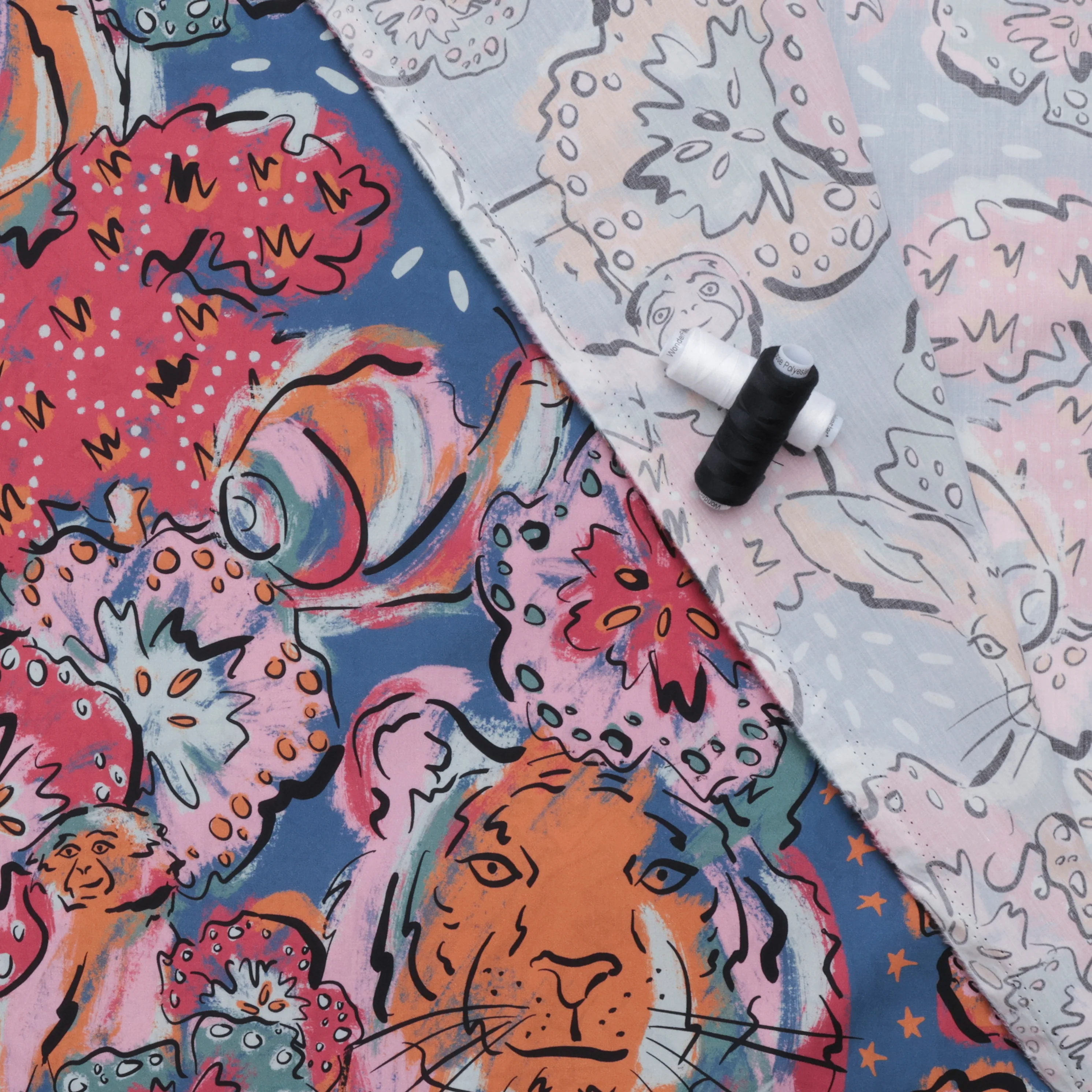 Roo-tid - Organic Cotton - Poplin - Connect - Find Your Tribe - Image 3