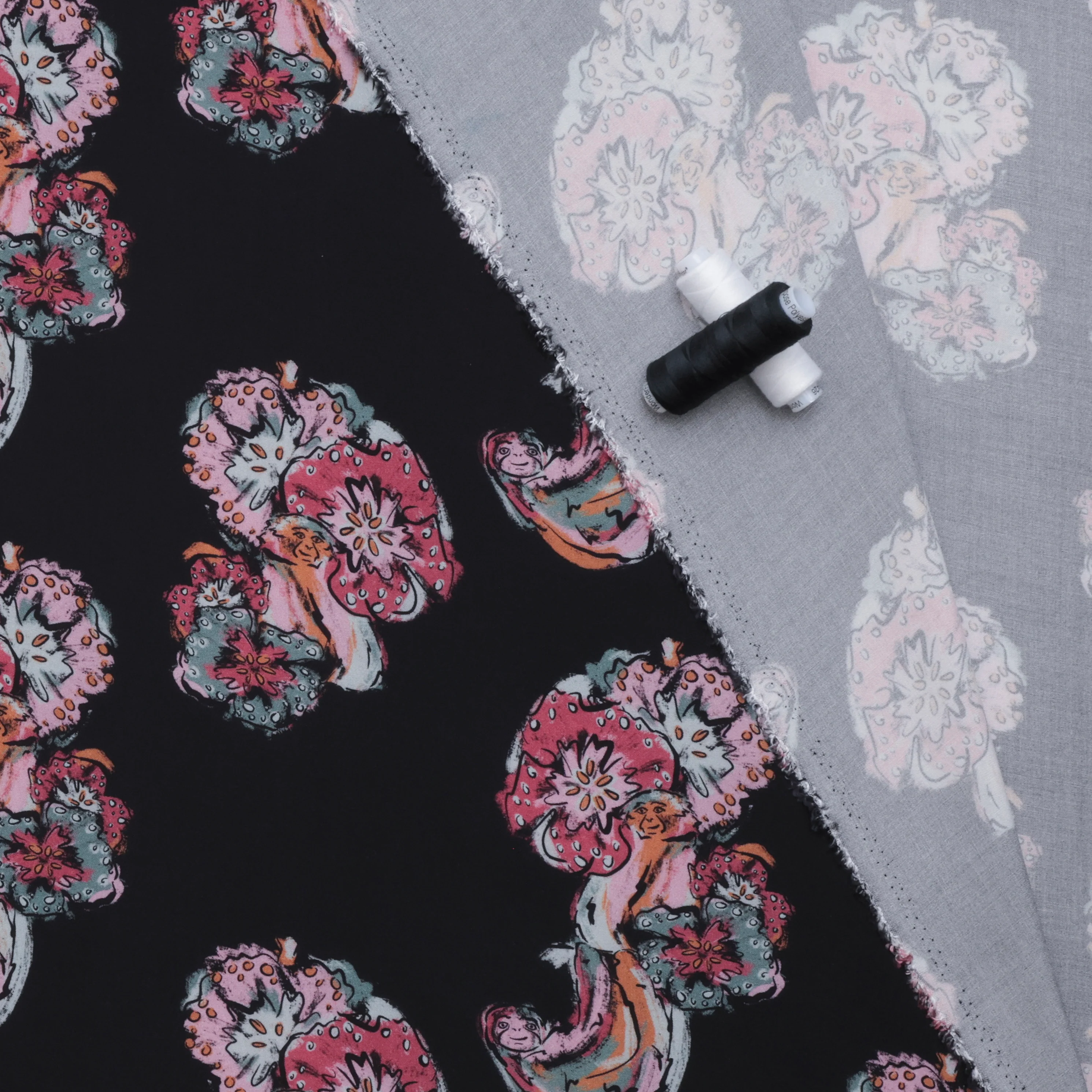 Roo-tid - Viscose - Challis - Connect - Encouragement - Image 3