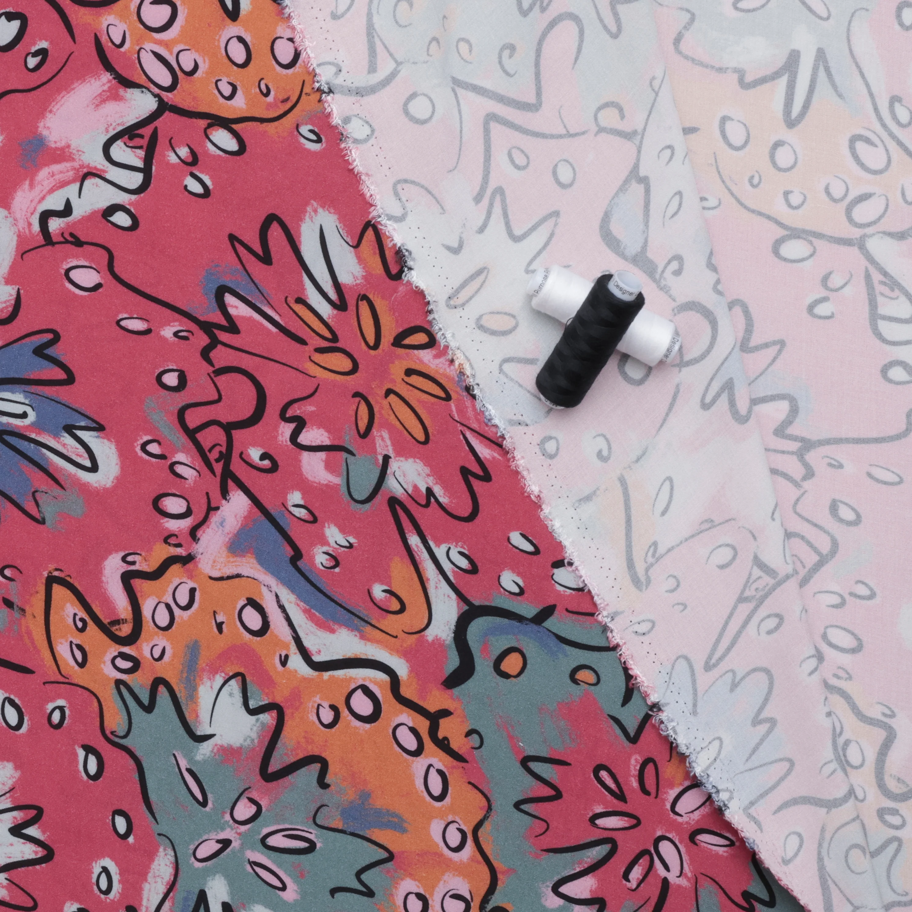 Roo-tid - Viscose - Challis - Connect - Kindness - Image 3