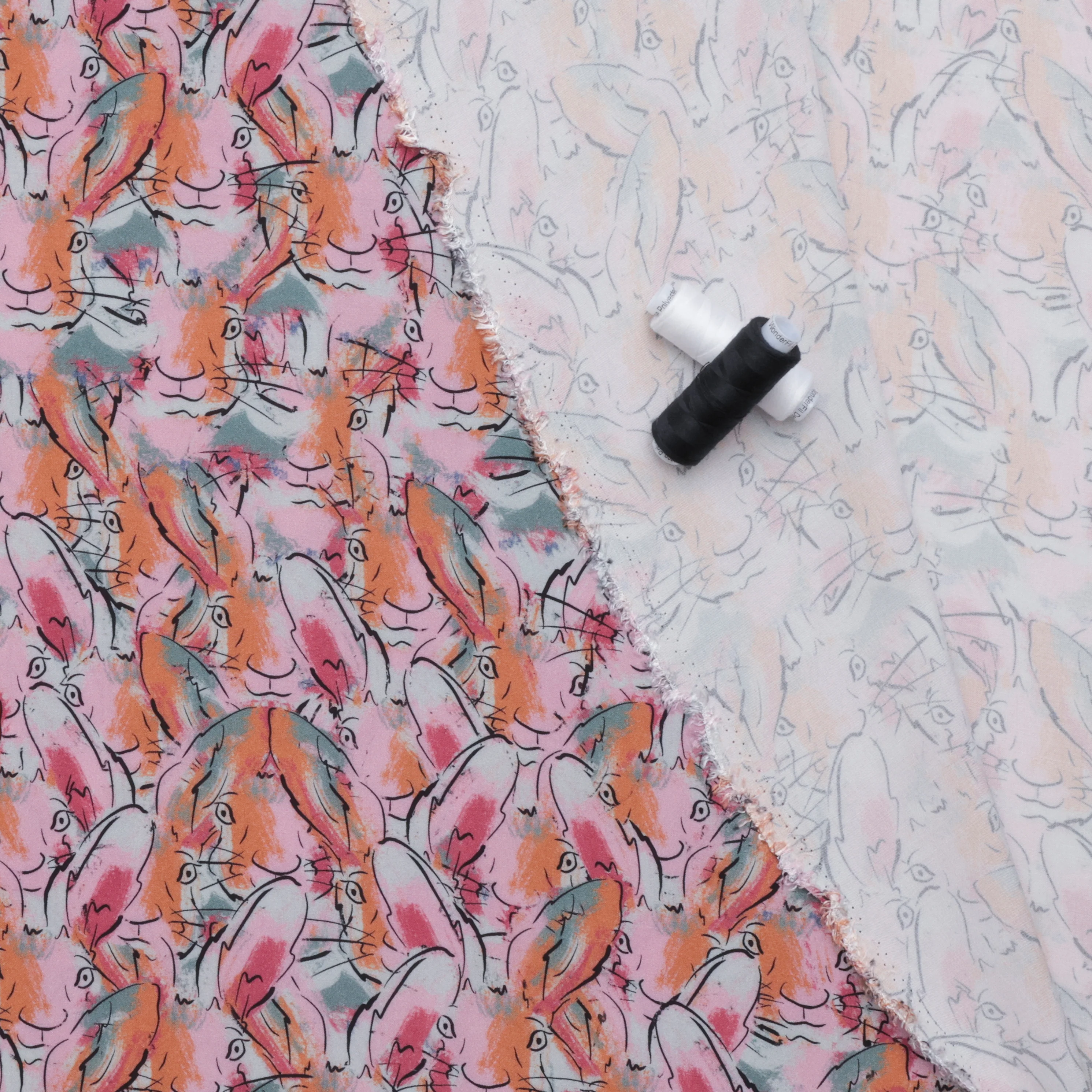 Roo-tid - Viscose - Challis - Connect - Unique - Image 3