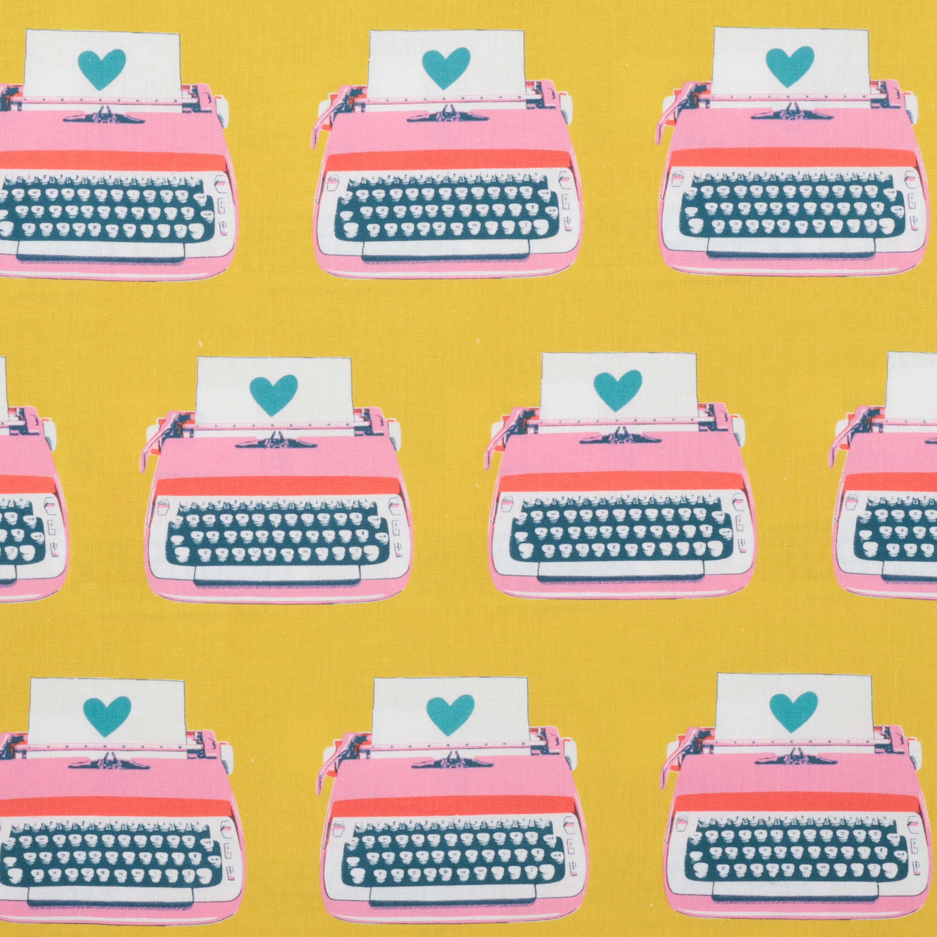 Ruby Star - Canvas - Best Day Ever - Typewriters - Golden - Image 2