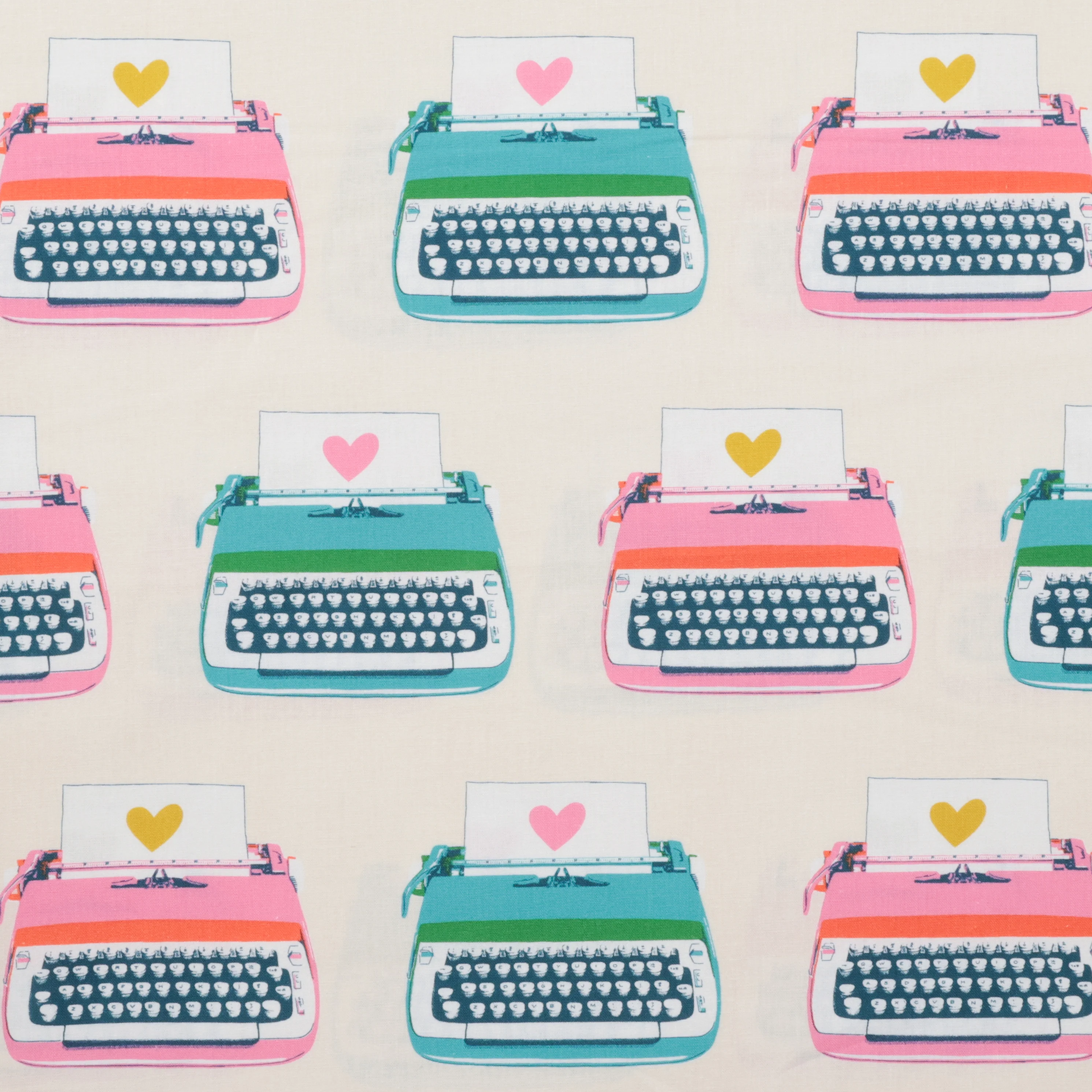 Ruby Star - Canvas - Best Day Ever - Typewriters - Natural - Image 2