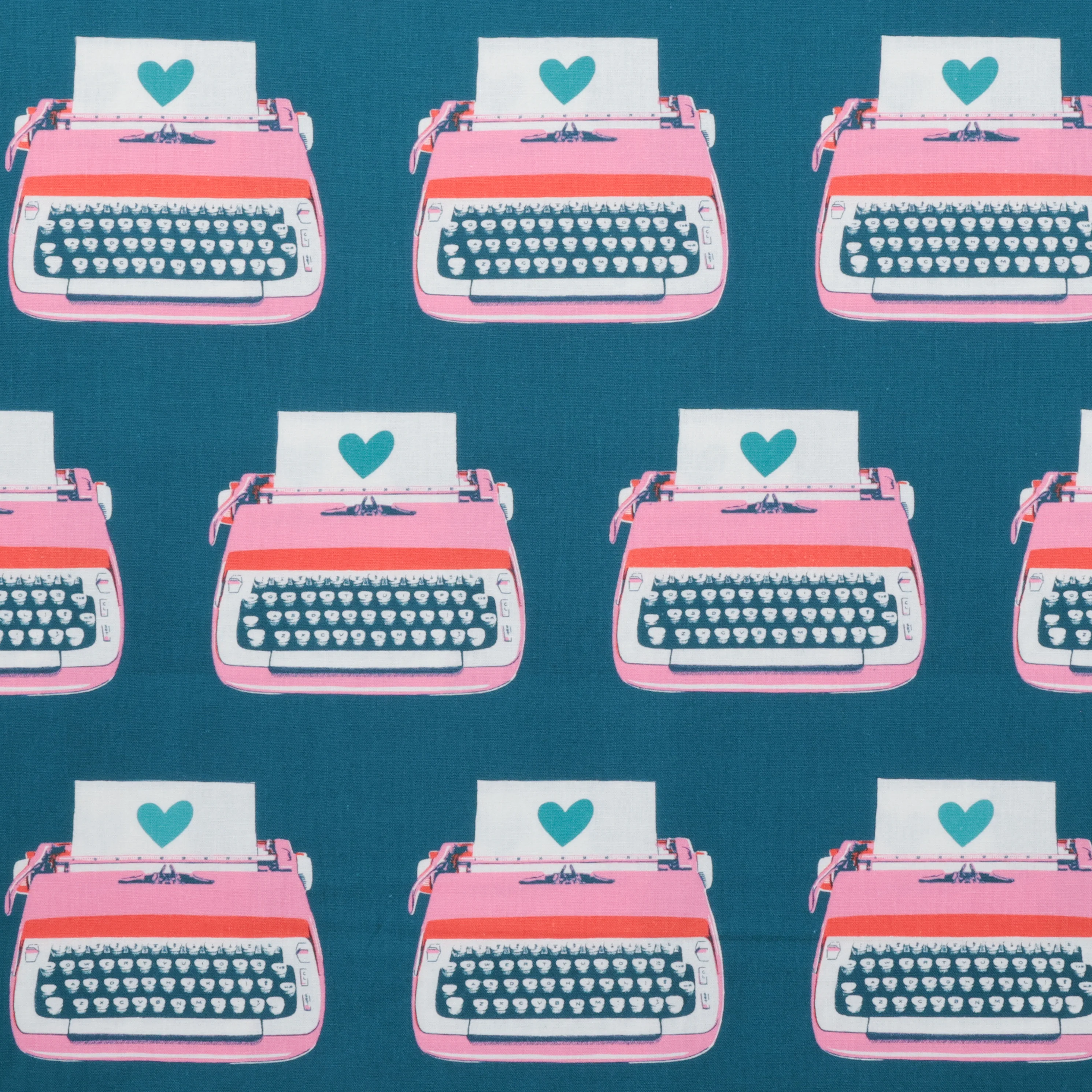 Ruby Star - Canvas - Best Day Ever - Typewriters - Teal - Image 2