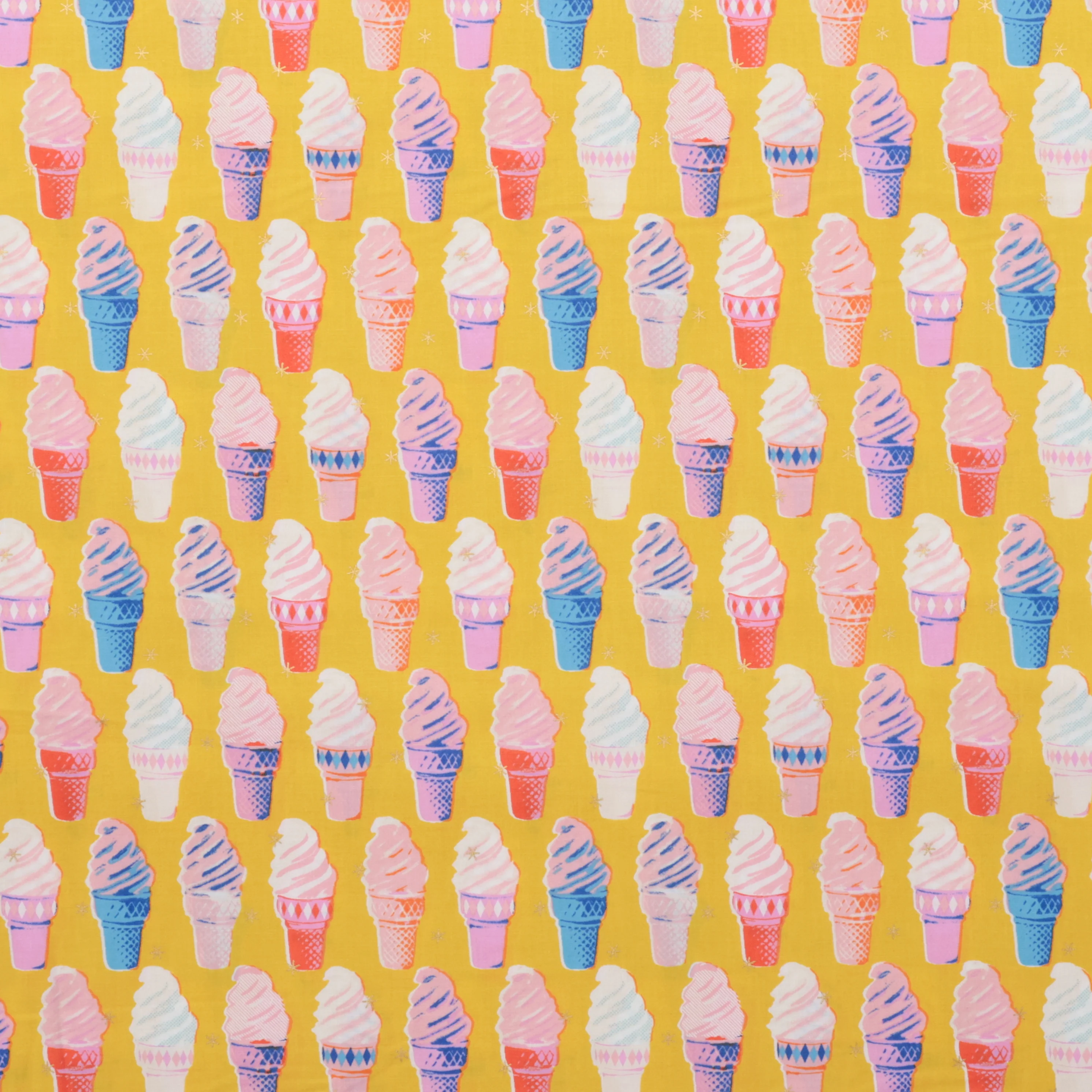 Ruby Star - Cotton - Best Day Ever - Ice Cream - Golden - Image 2