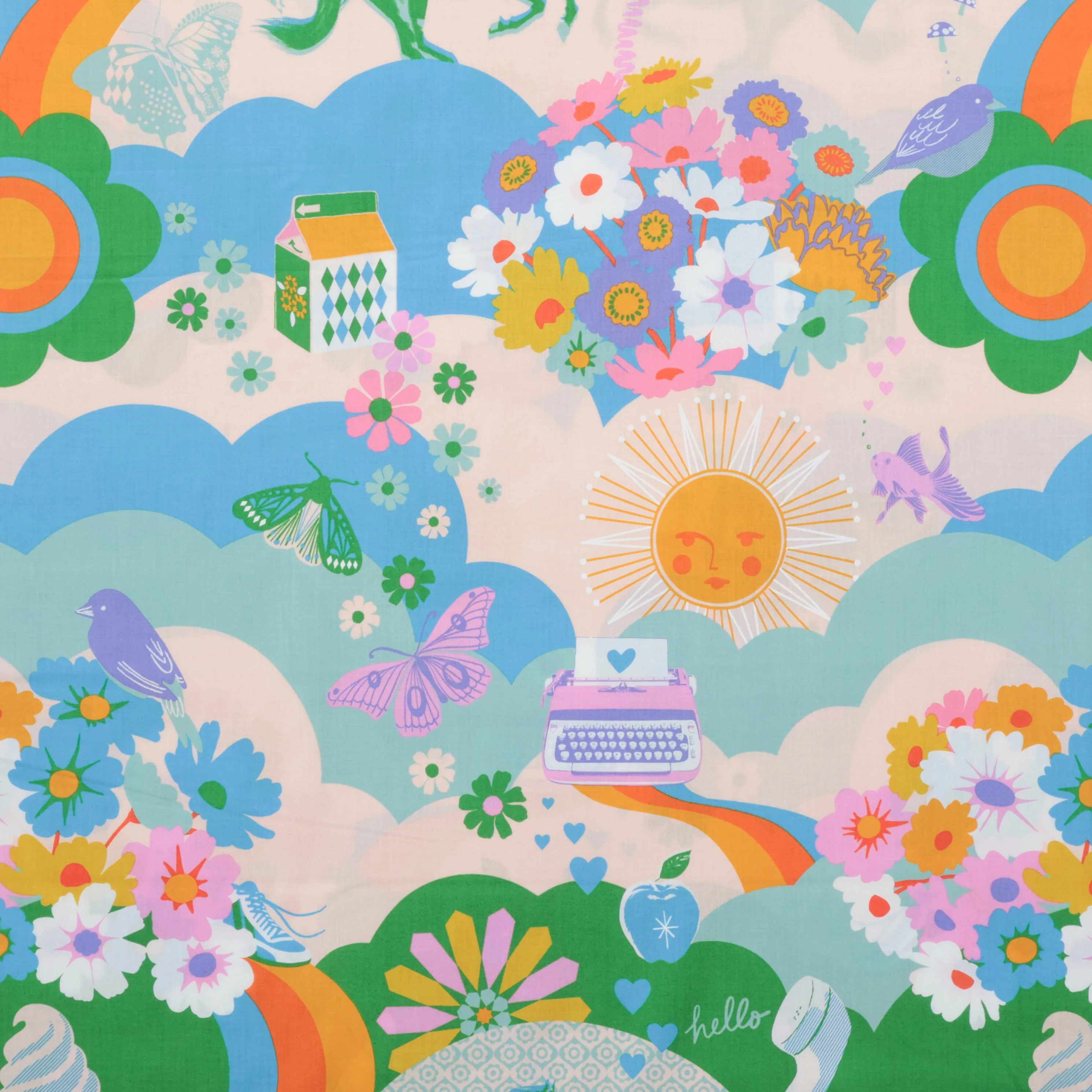 Ruby Star - Cotton - Best Day Ever - Verdant - Image 2