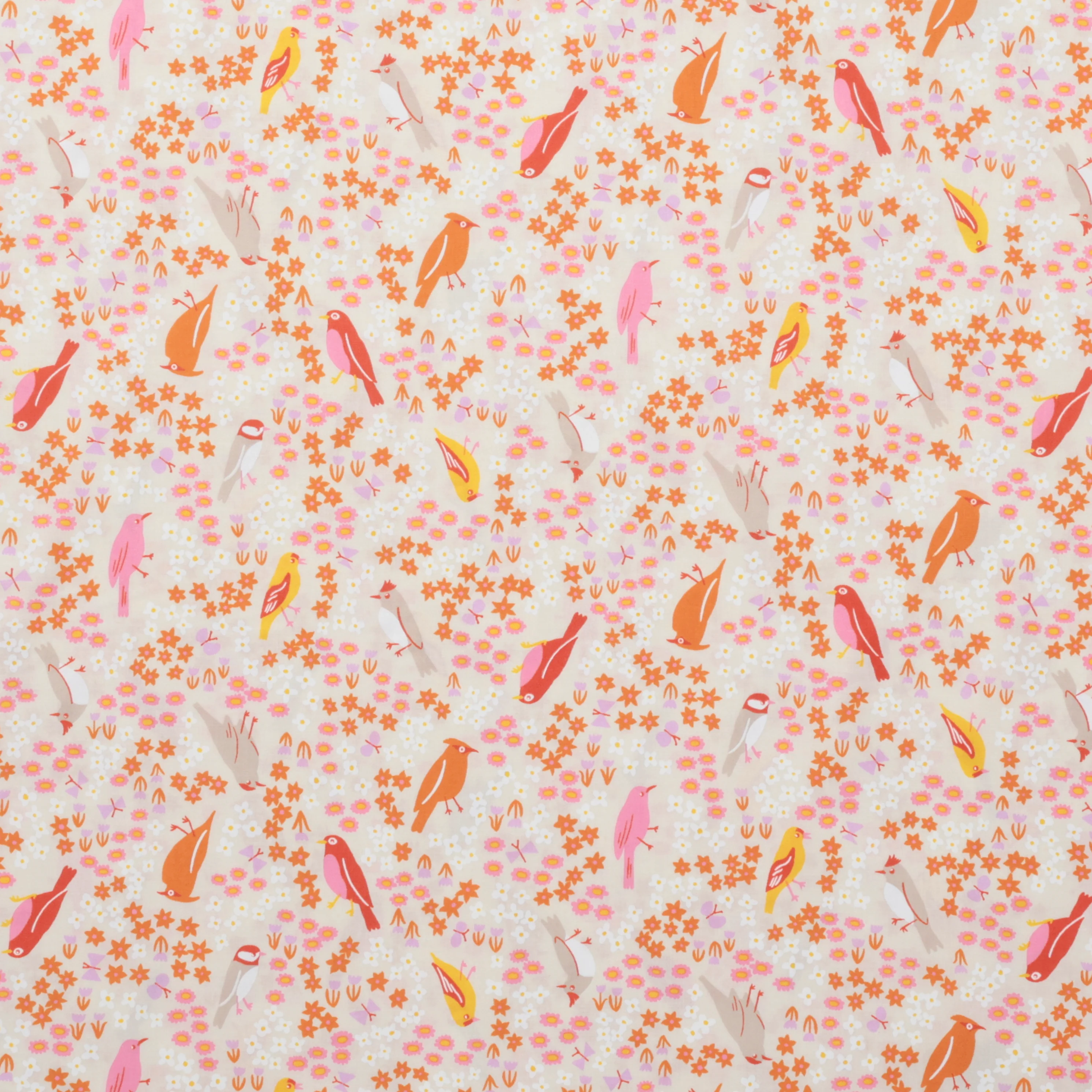 Ruby Star - Cotton - Bird Is The Word - Spark Bird - Natural - Image 2