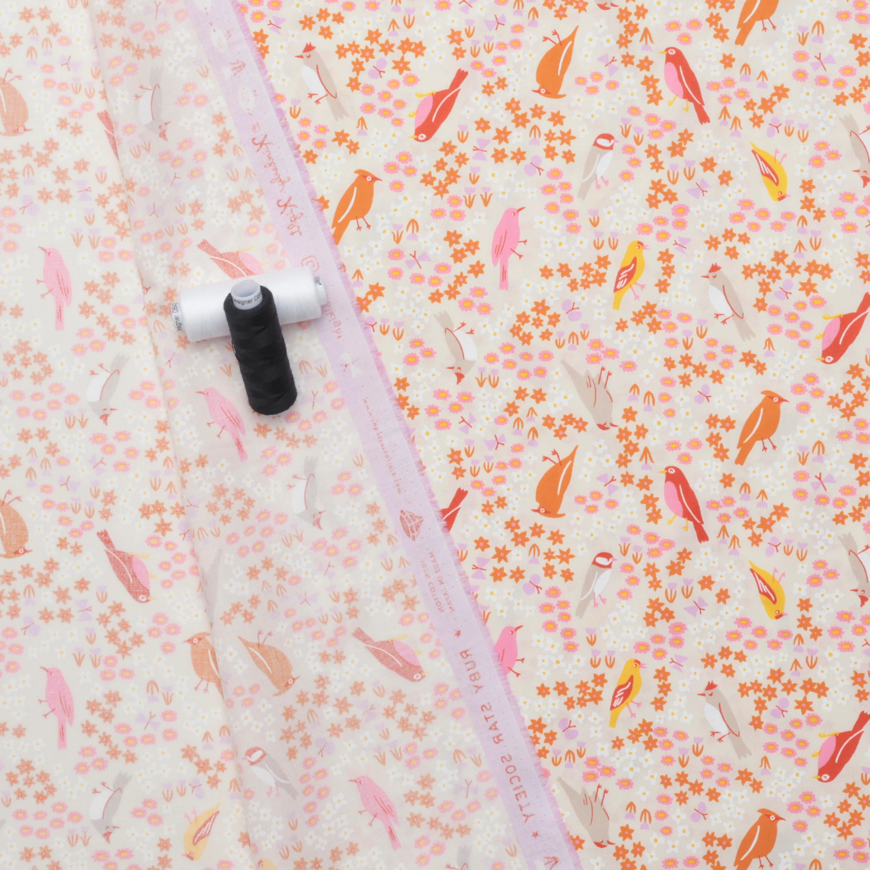 Ruby Star - Cotton - Bird Is The Word - Spark Bird - Natural - Image 3