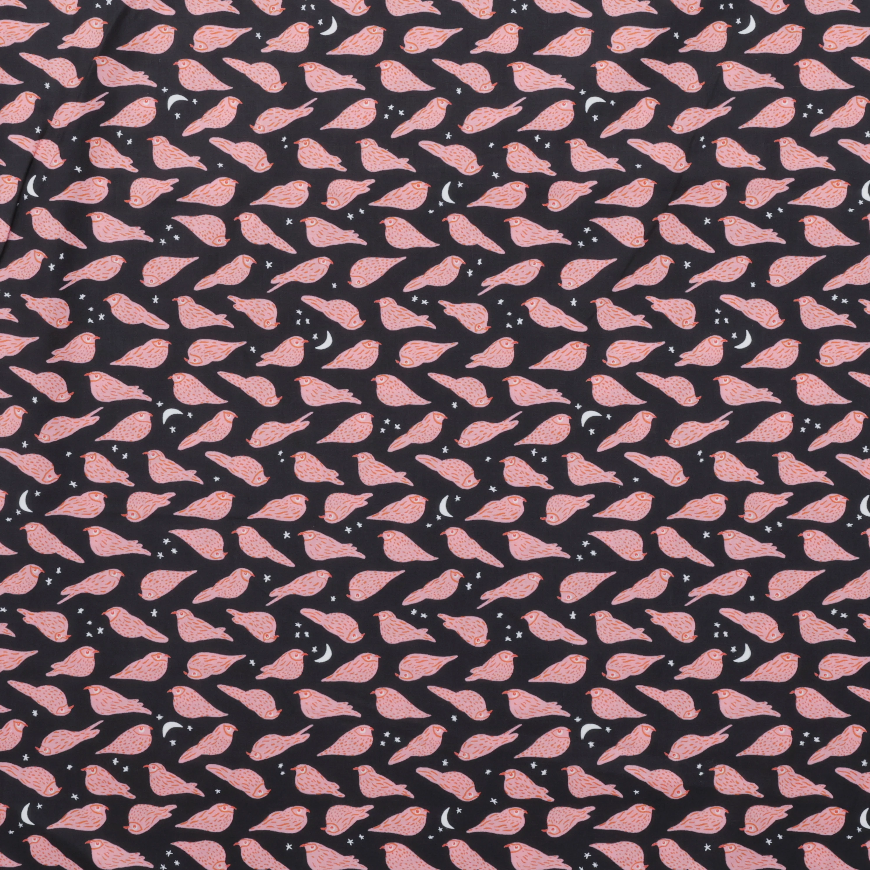 Ruby Star - Cotton - Bird Is The Word - Whippoorwill - Soft Black - Image 2