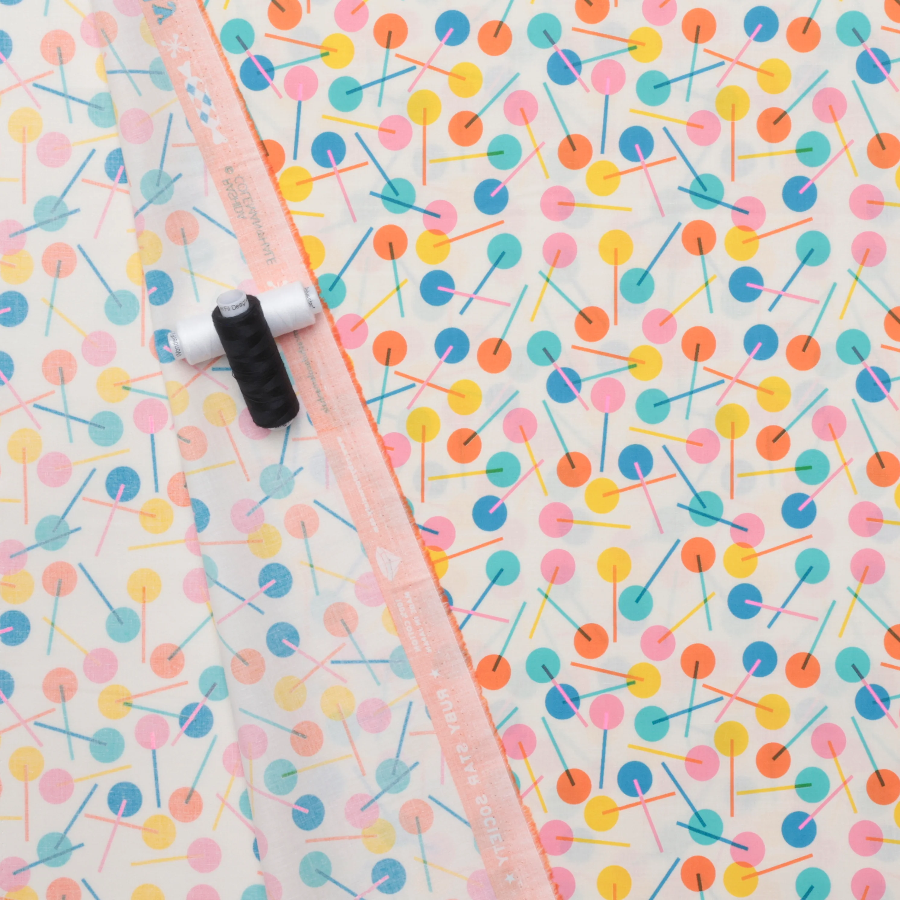 Ruby Star - Cotton - Eye Candy - Lollies - Natural - Image 3