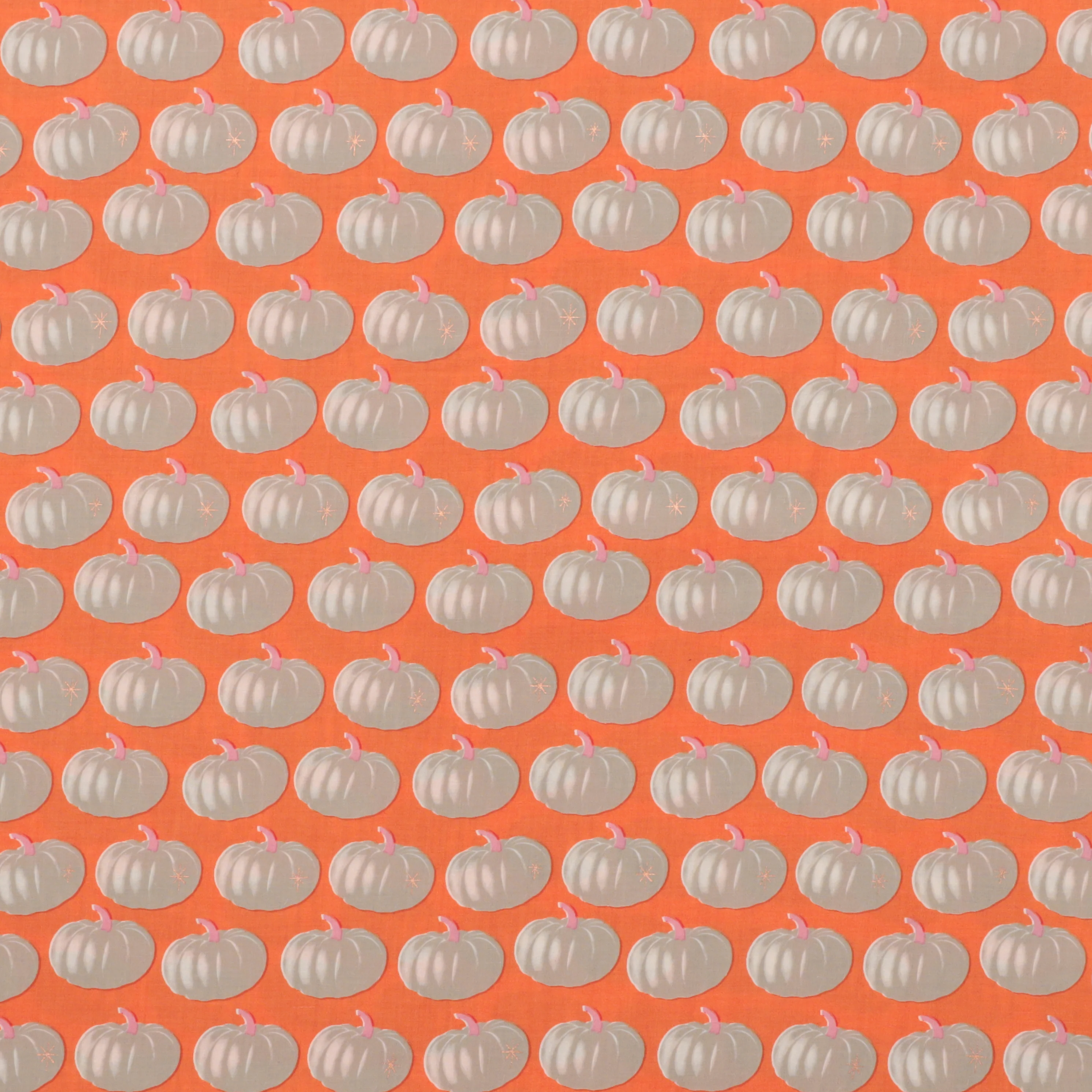 Ruby Star - Cotton - Spooky Darlings - Pumpkins - Orange - Image 2