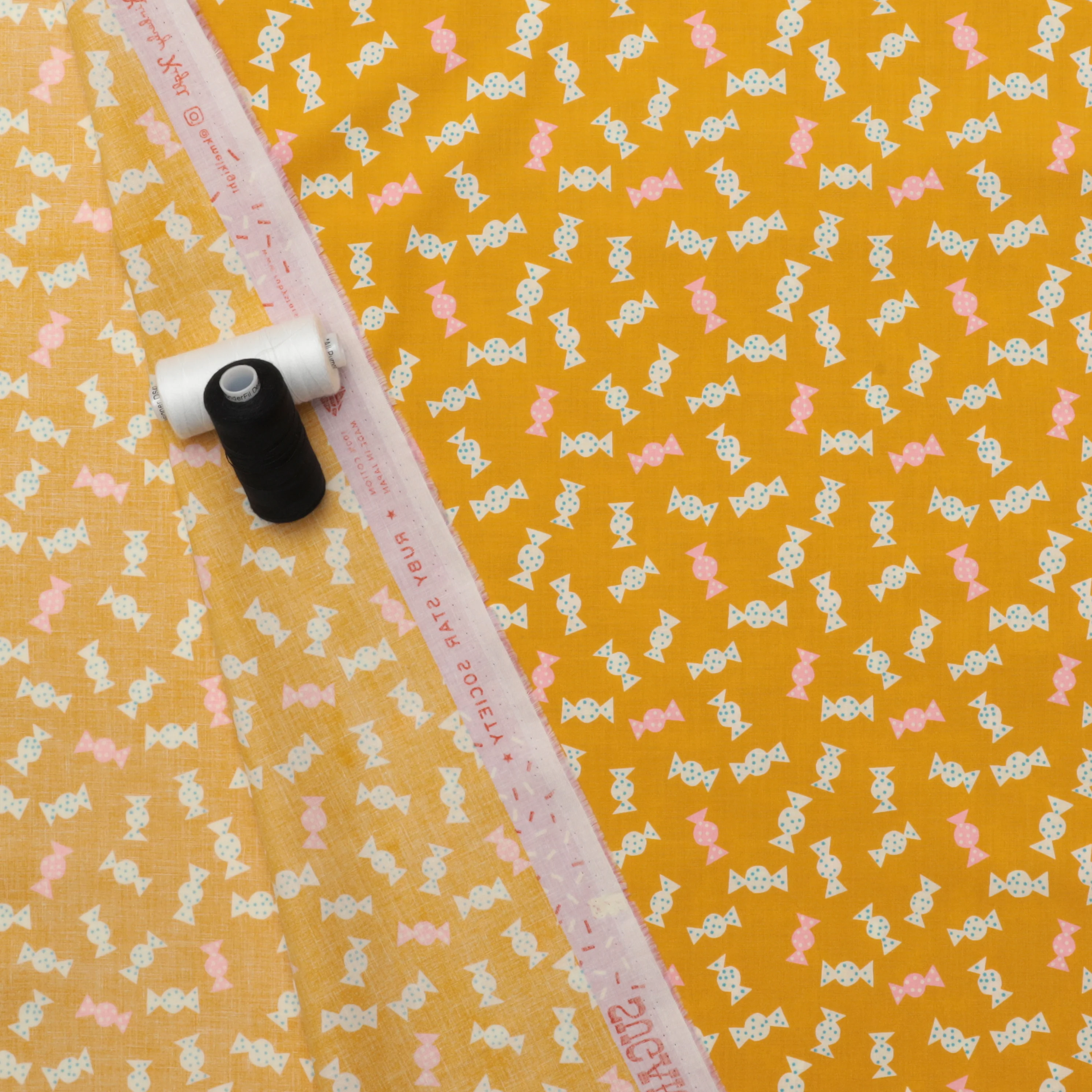 Ruby Star - Cotton - Sugar Cone - Candy - Goldenrod - Image 3