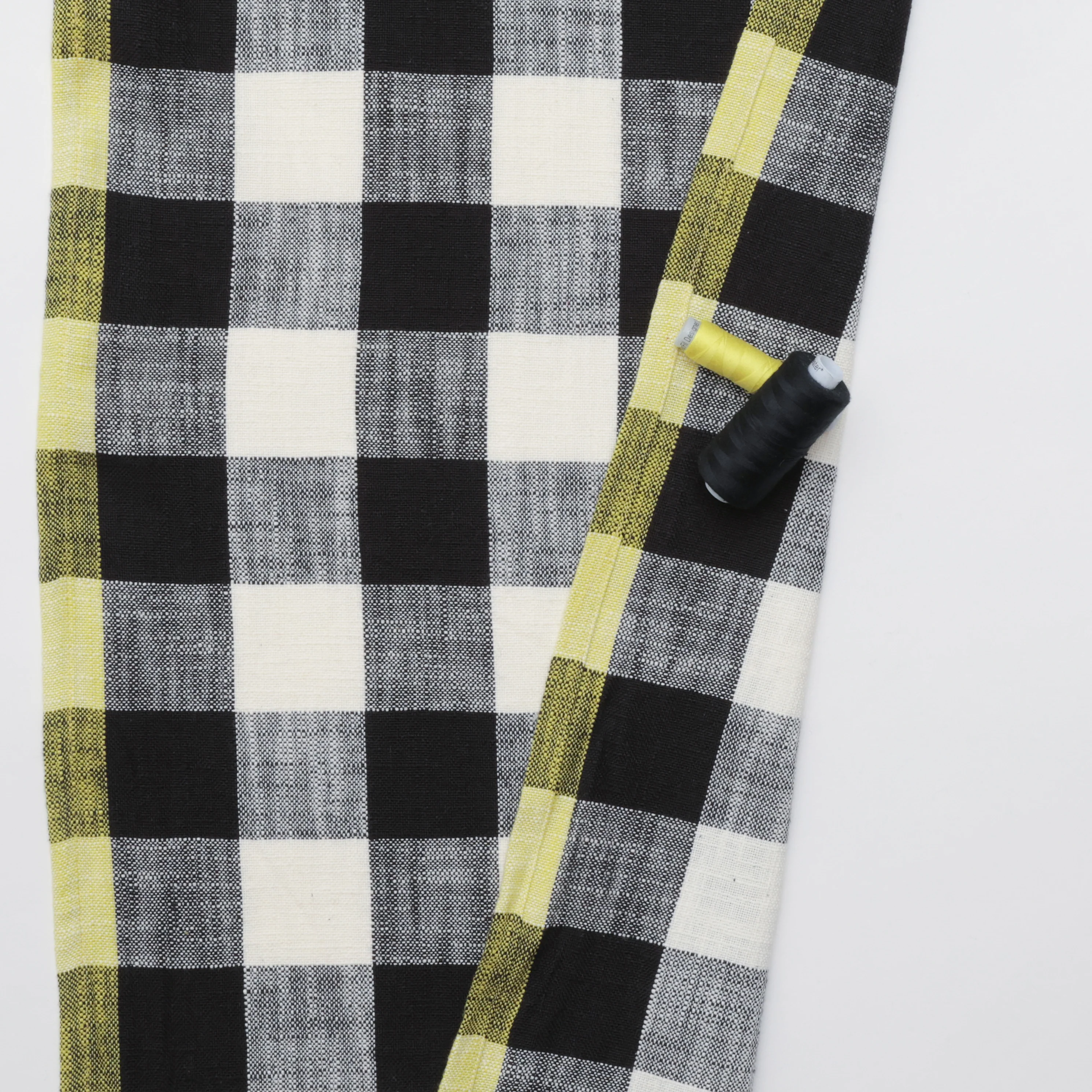 Ruby Star - Cotton - Sunshine Toweling - Checker - Black - Image 3