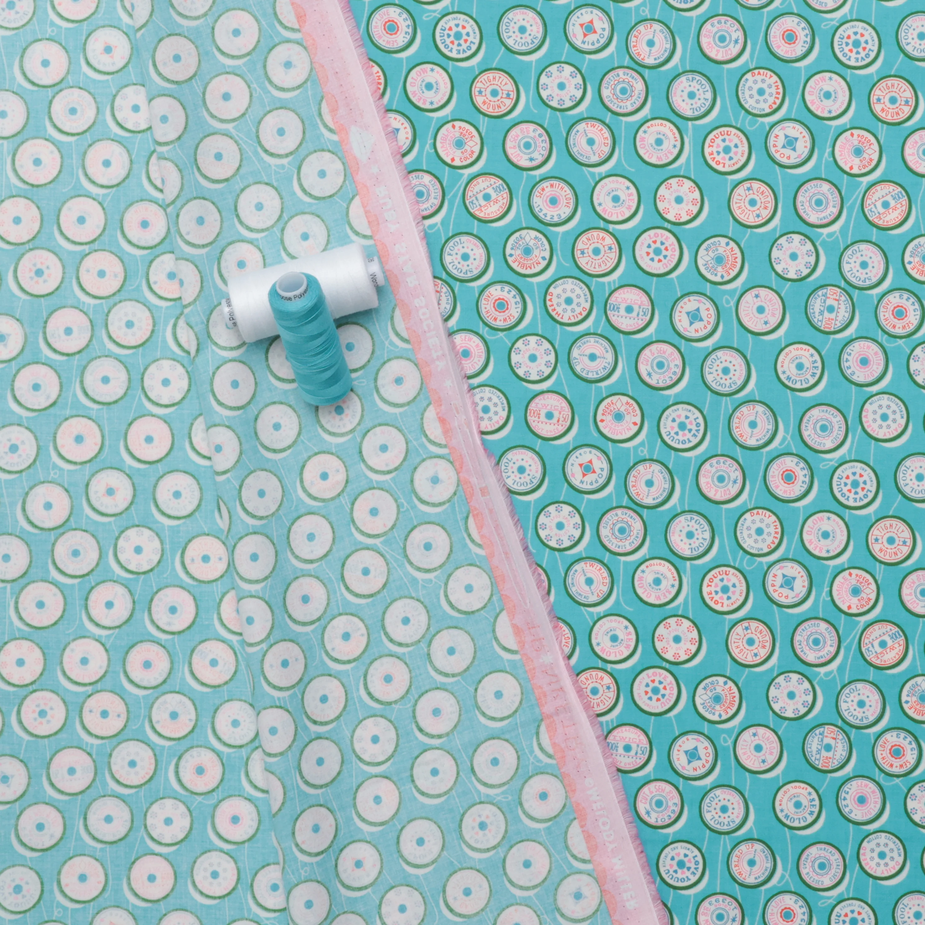 Ruby Star - Cotton - Trinketry - Spools - Turquoise - Image 3