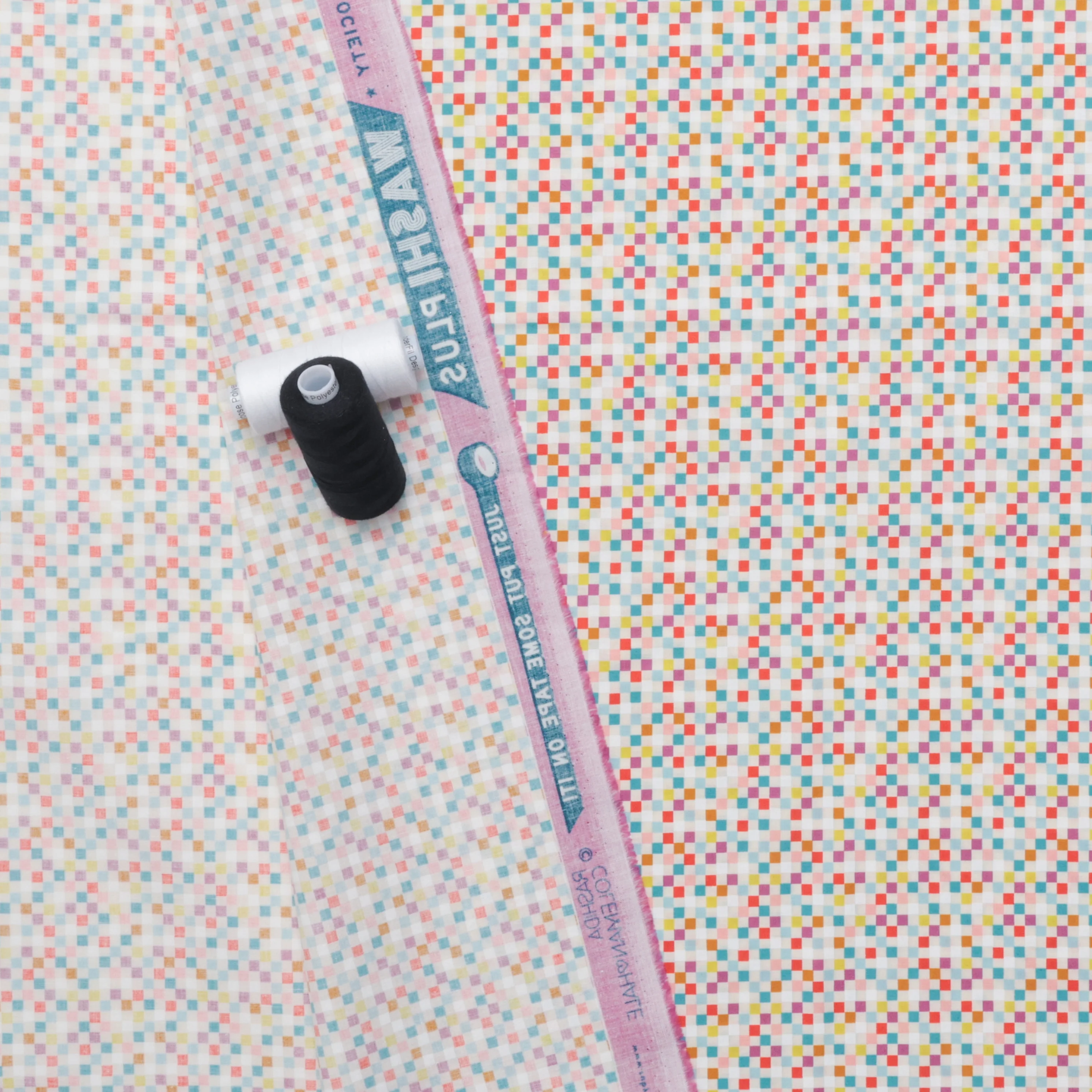 Ruby Star - Cotton - Washi Plus - Checkmate - Natural - Image 3