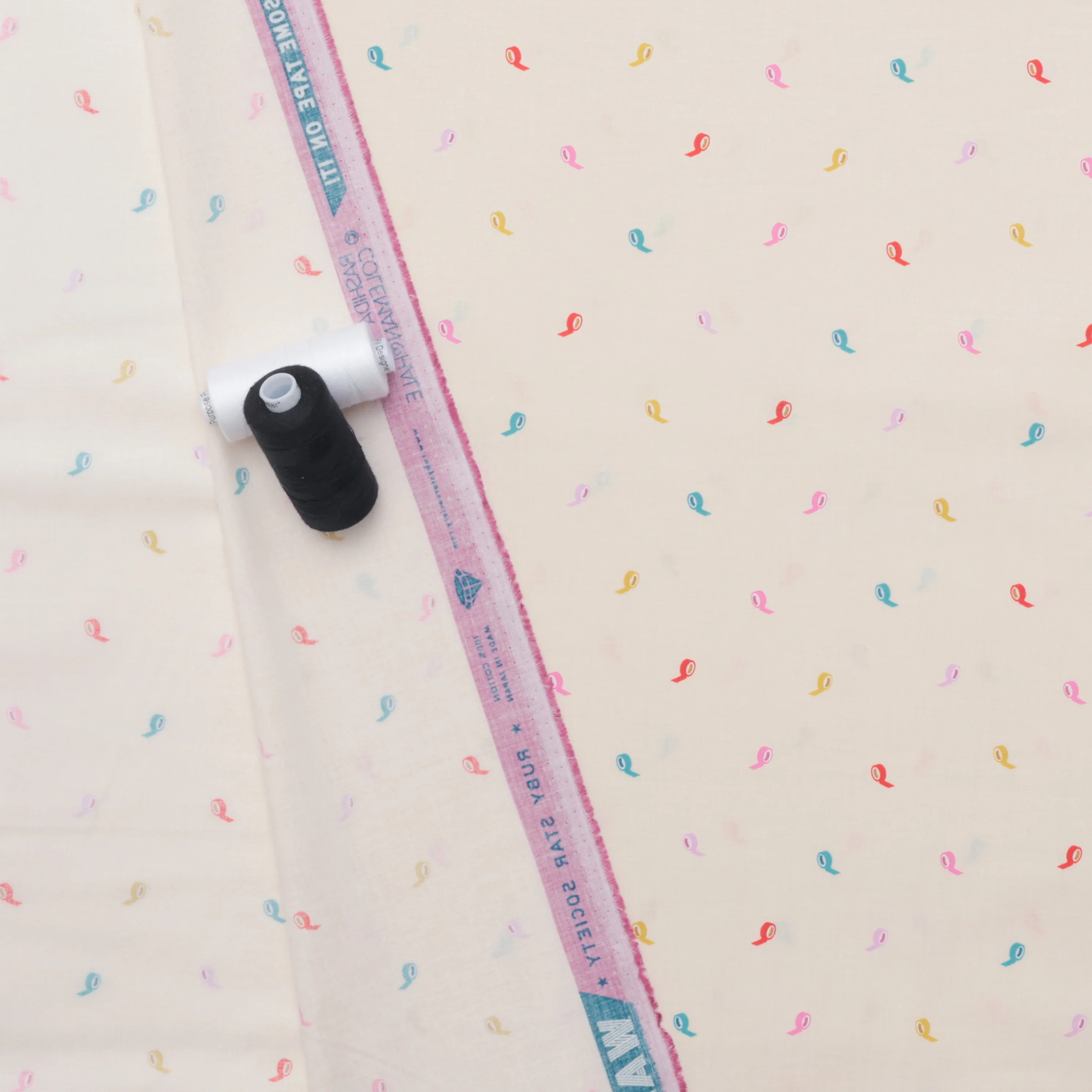 Ruby Star - Cotton - Washi Plus - Roll With It - Natural - Image 3