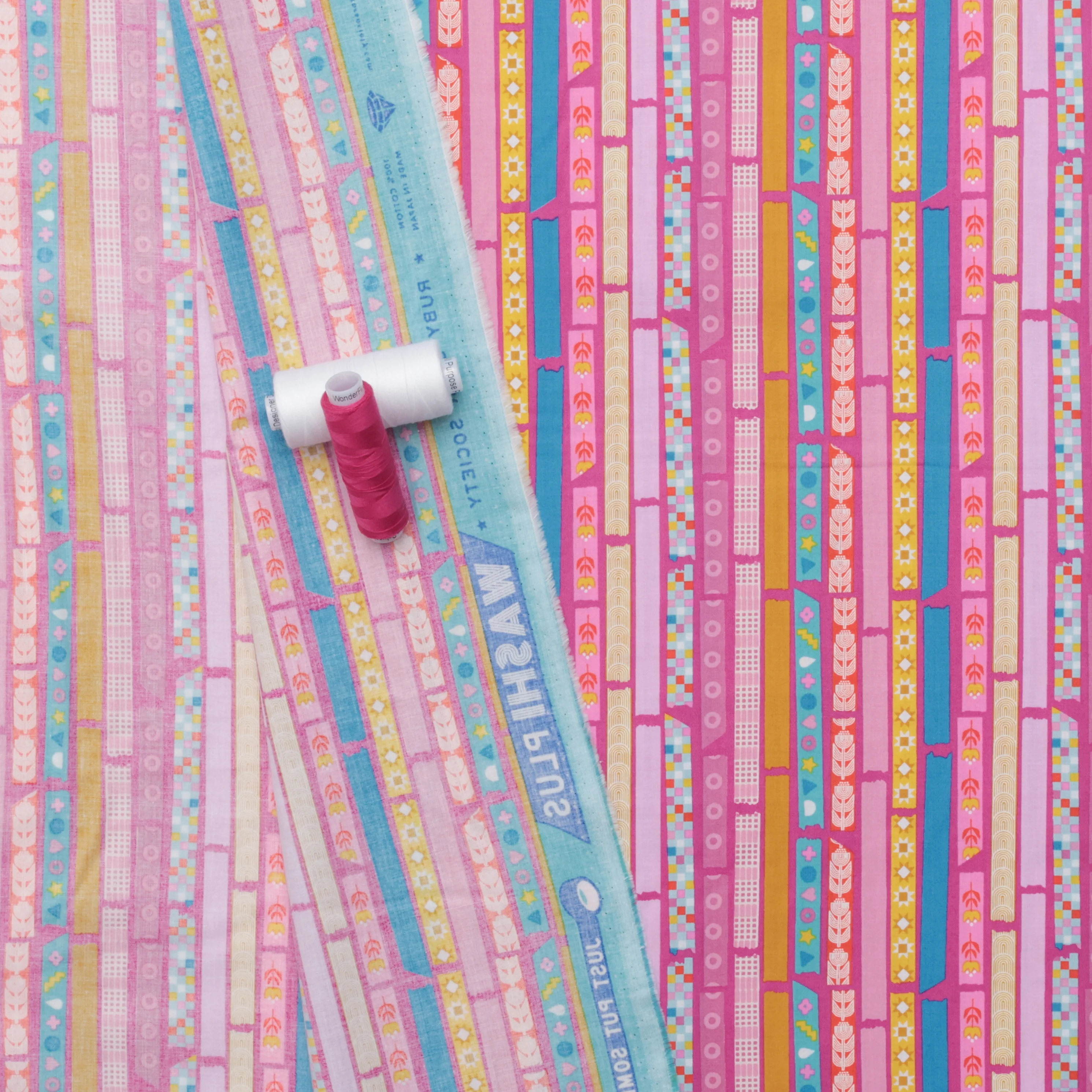 Ruby Star - Cotton - Washi Plus - Yay Its Tape - Berry - Image 3