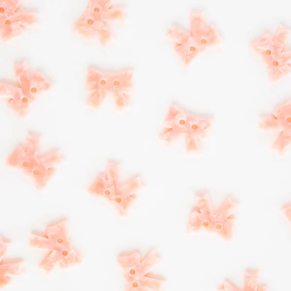 Sarah Hearts - Buttons - Pink Bow - Large - Image 2