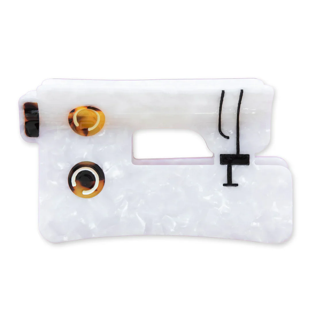 Sarah Hearts - Hair Claw Clip - Sewing Machine - Image 3