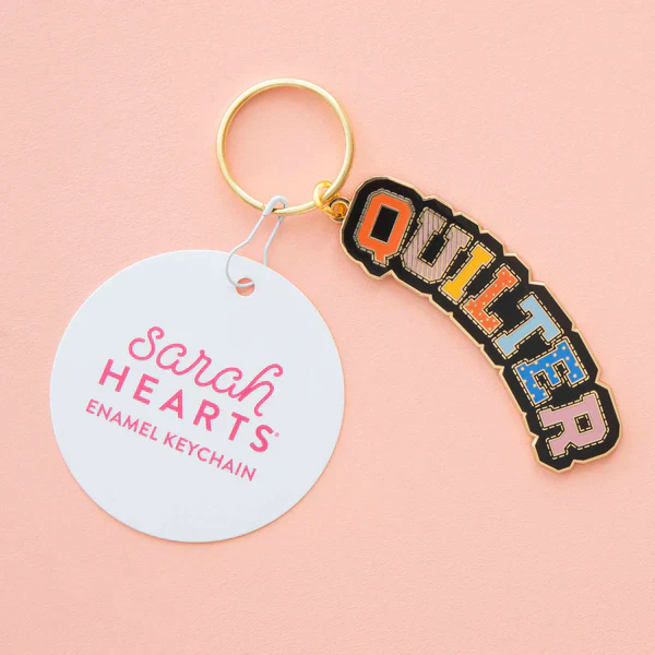 Sarah Hearts - Keychain - Quilter - Image 3
