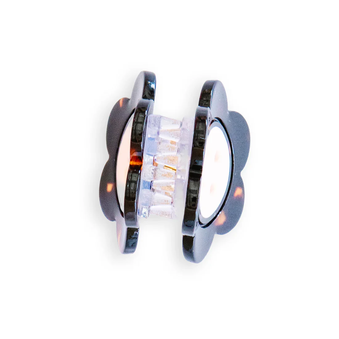 Sarah Hearts - Mini Hair Claw Clip - Daisy Button Tortoise Shell - Image 3