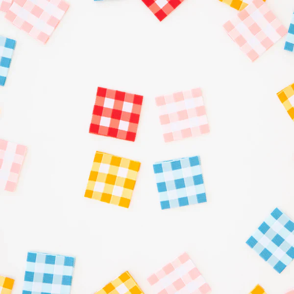 Sarah Hearts - Sewing Labels - Gingham - Image 2