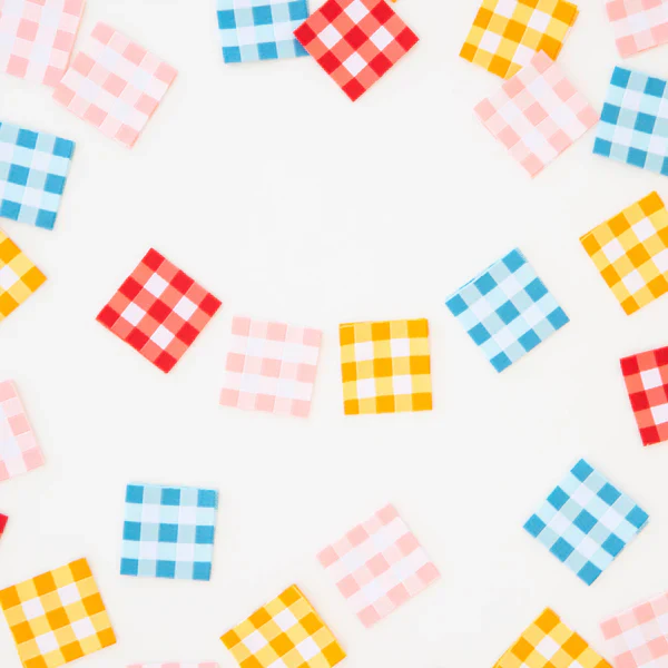 Sarah Hearts - Sewing Labels - Gingham - Image 3