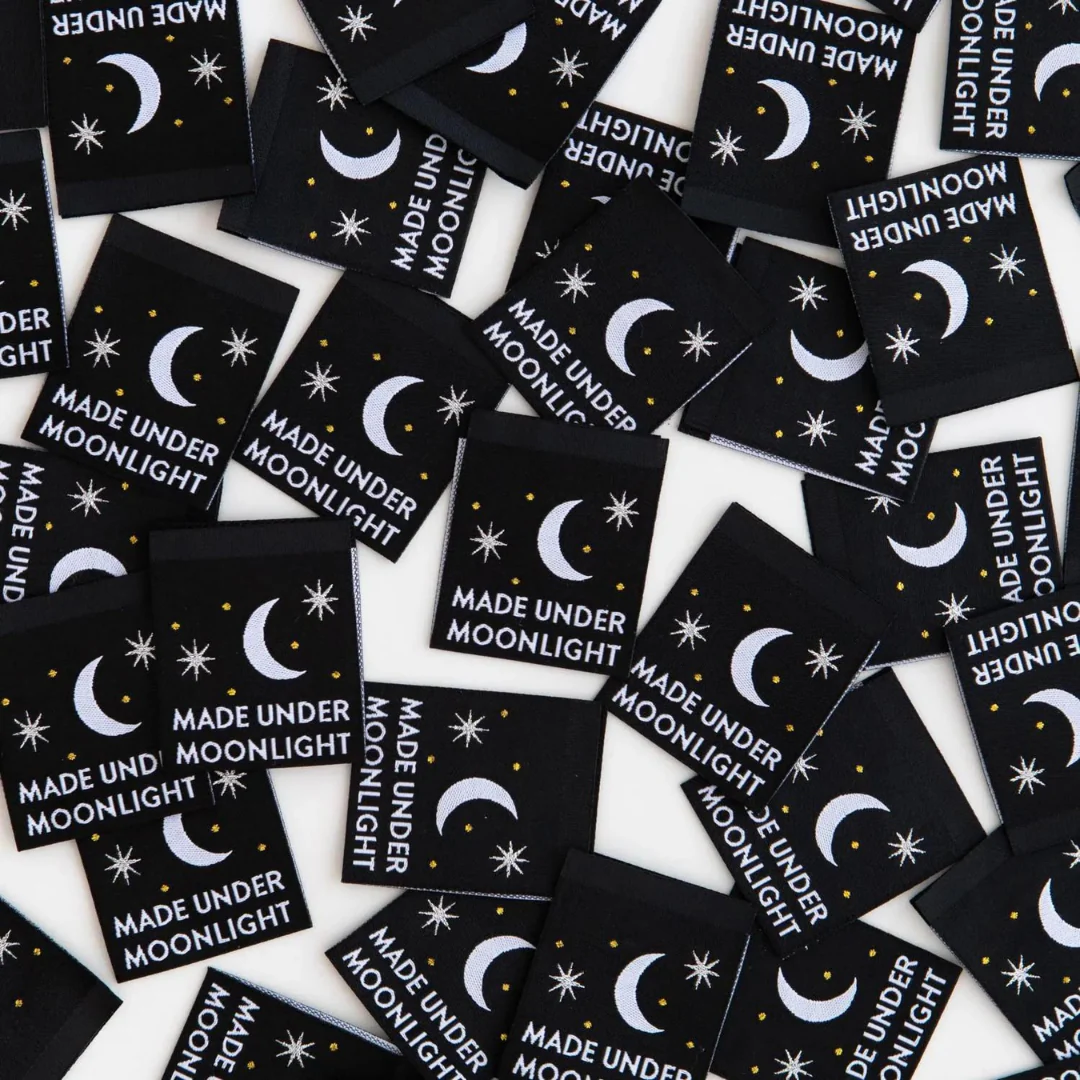 Sarah Hearts - Sewing Labels - Made Under Moonlight - Image 2