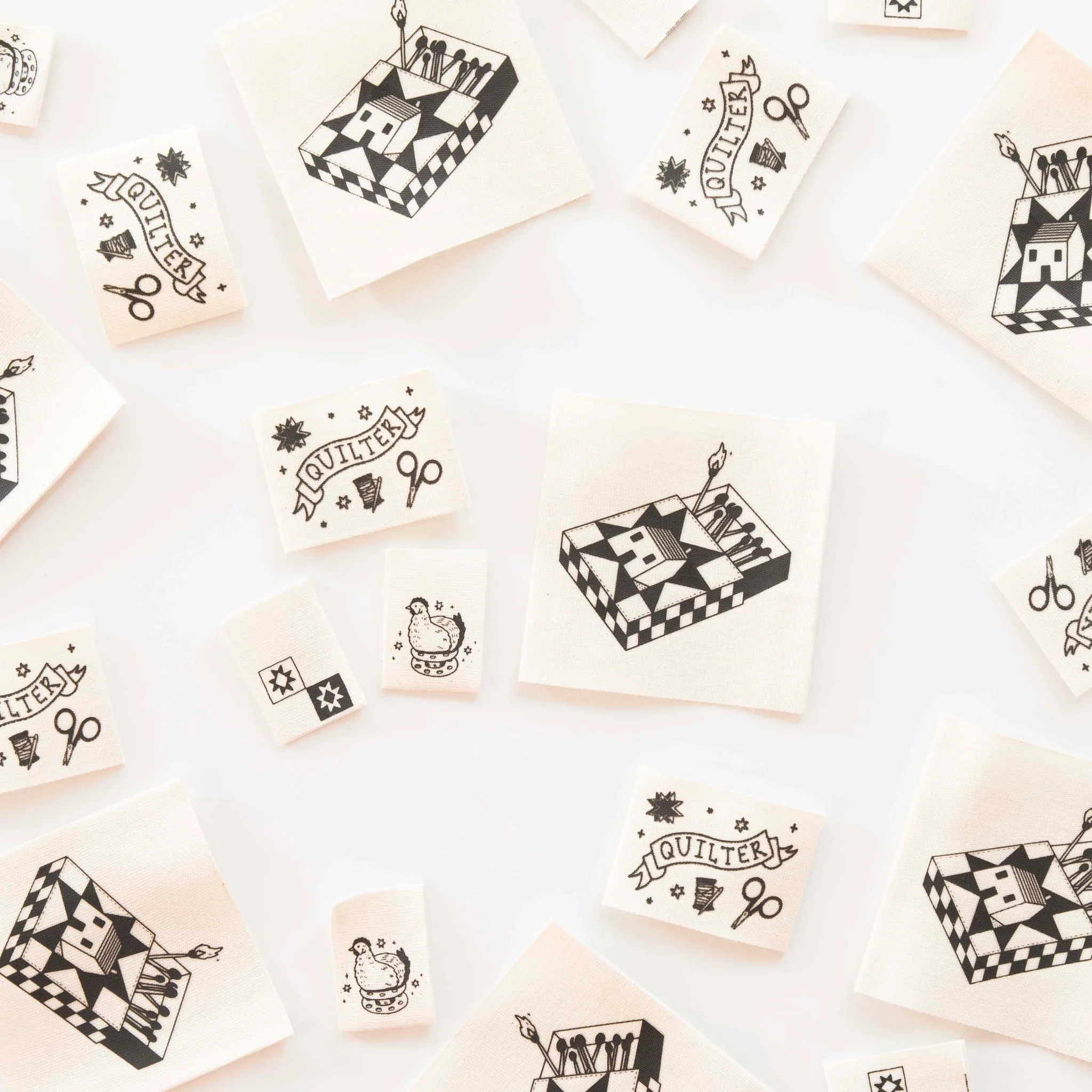 Sarah Hearts - Sewing Labels - Toad and Sew Quilty - Image 2