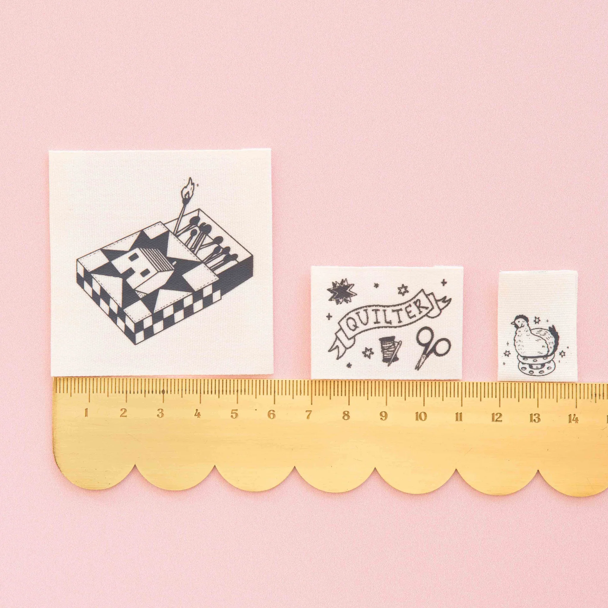 Sarah Hearts - Sewing Labels - Toad and Sew Quilty - Image 3
