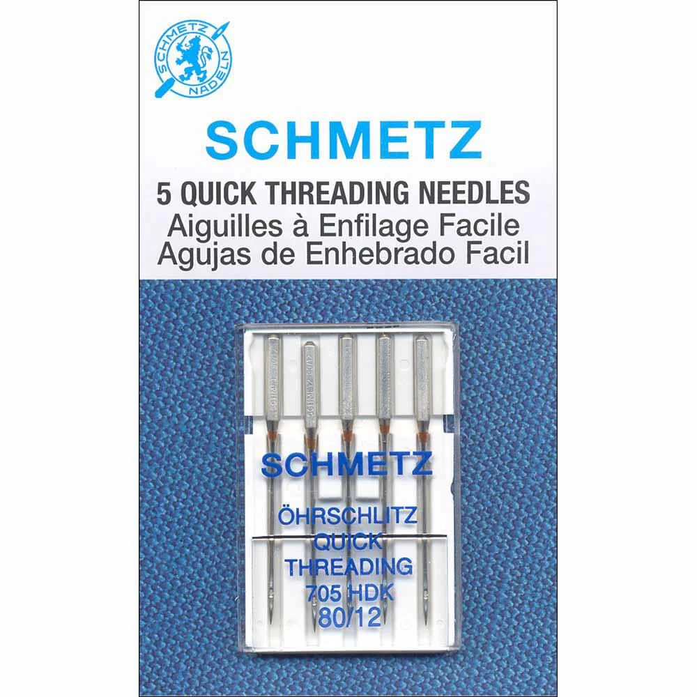 SCHMETZ - Quick Threading Needles - 80/12