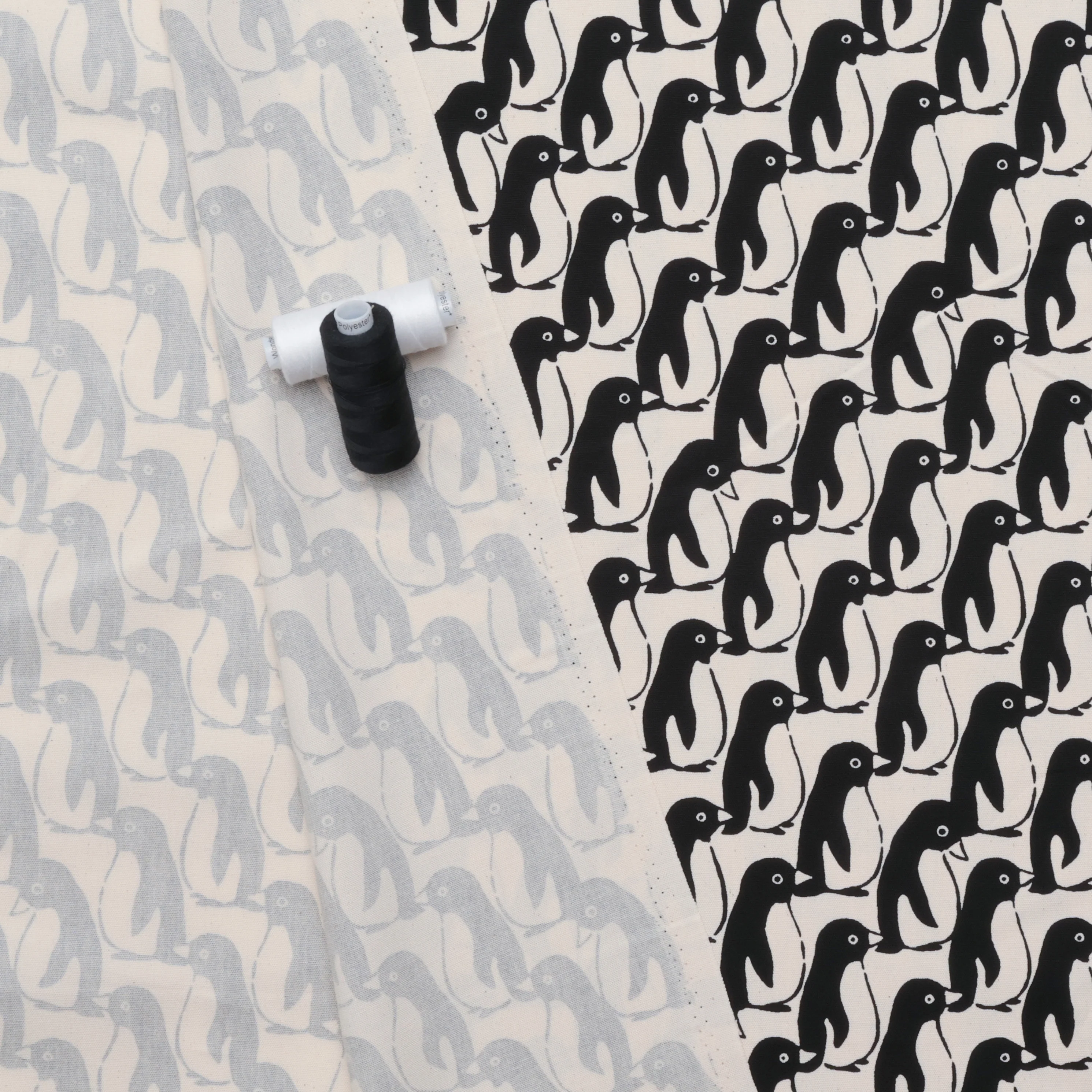 Sevenberry - Cotton - Canvas - Penguin - Natural Black - Image 3
