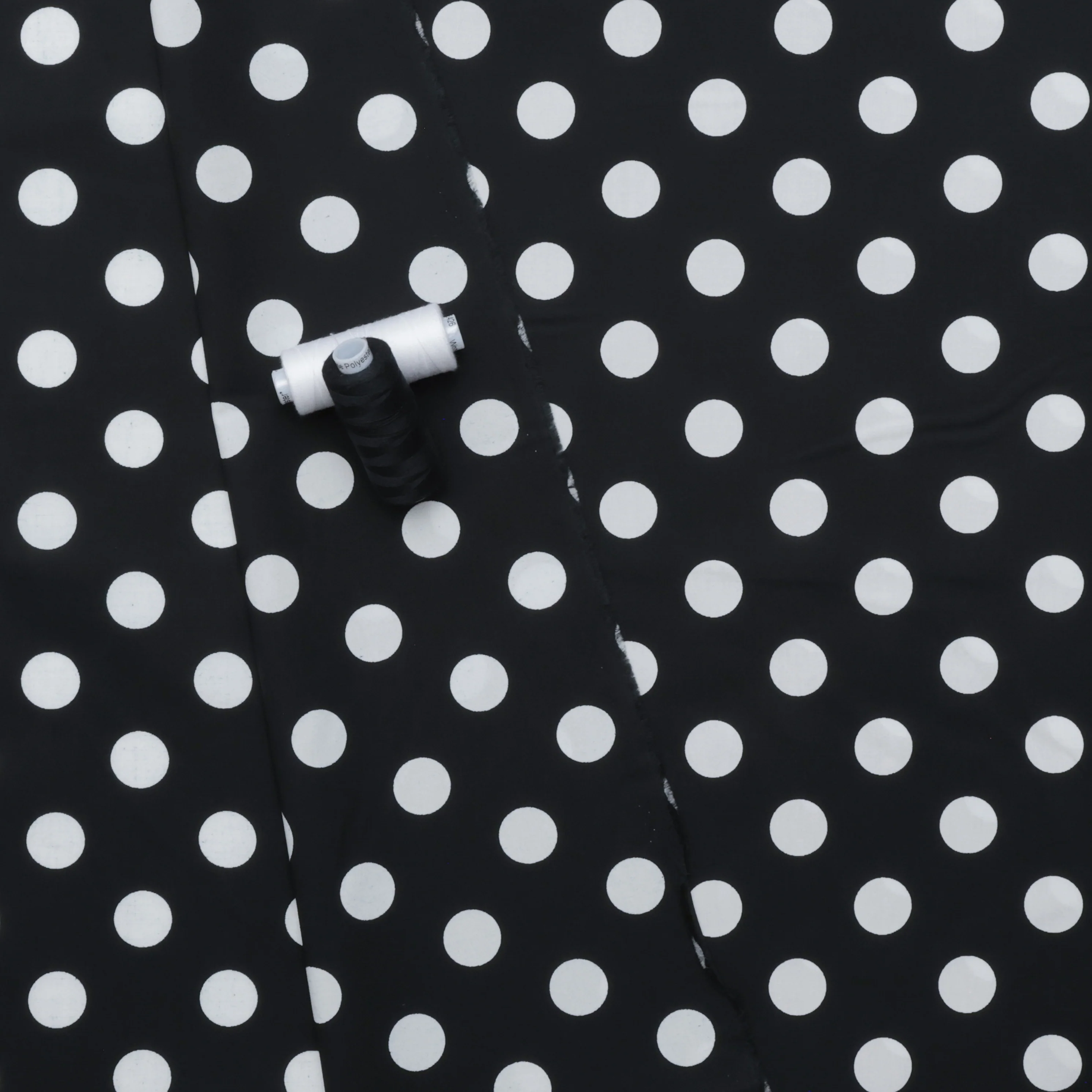 Sevenberry - Cotton - Petite Basics - Large Dot - Black - Image 3