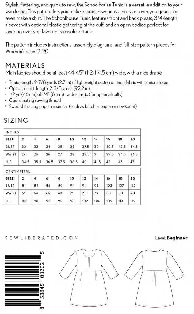 Sew Liberated - Schoolhouse Tunic - Image 5