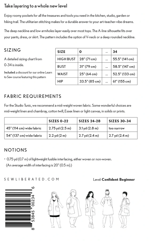 Sew Liberated - Studio Tunic - Image 9