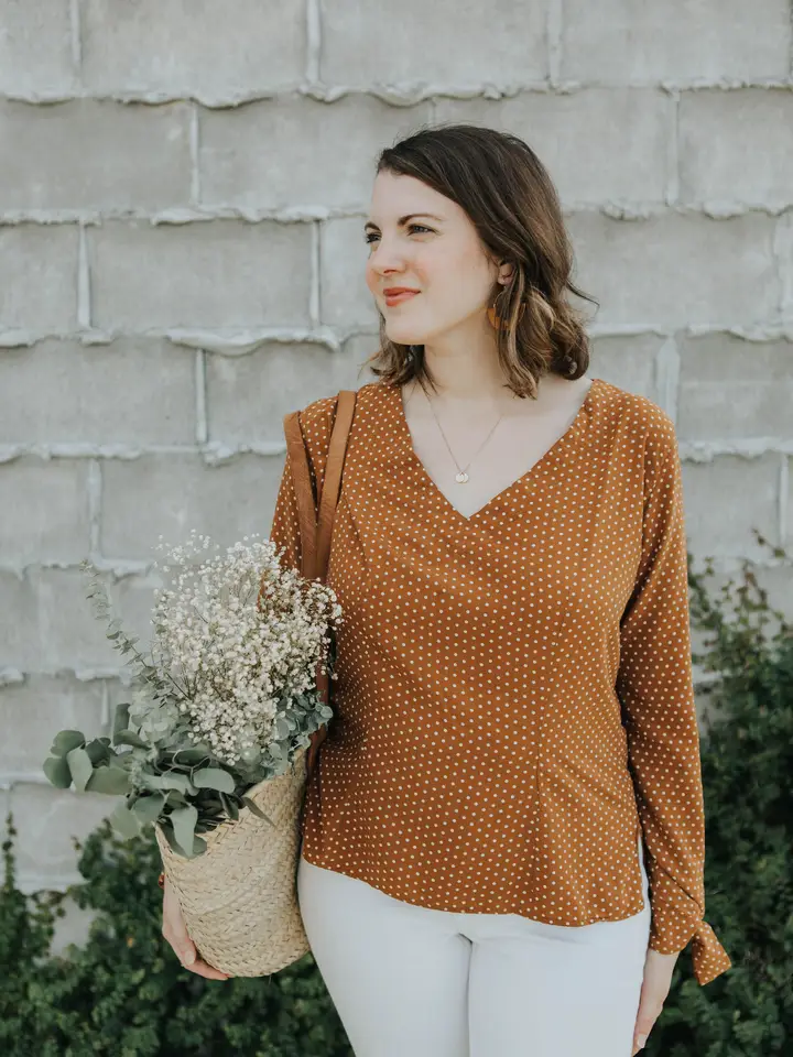 Sew To Grow - Seoul Blossom Blouse - Image 3