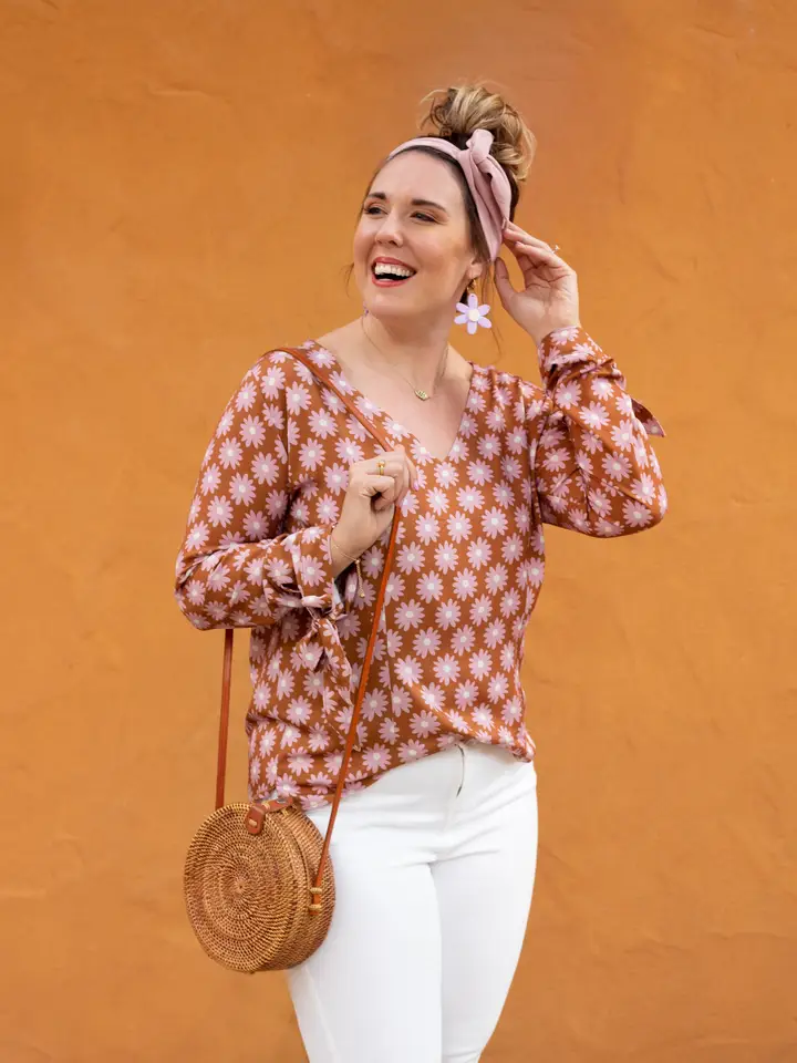 Sew To Grow - Seoul Blossom Blouse - Image 5