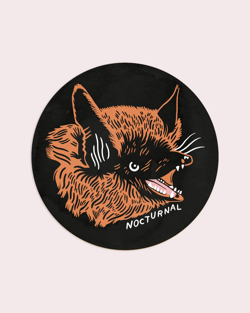 Stay Home Club - Vinyl Sticker - Nocturnal - Image 2