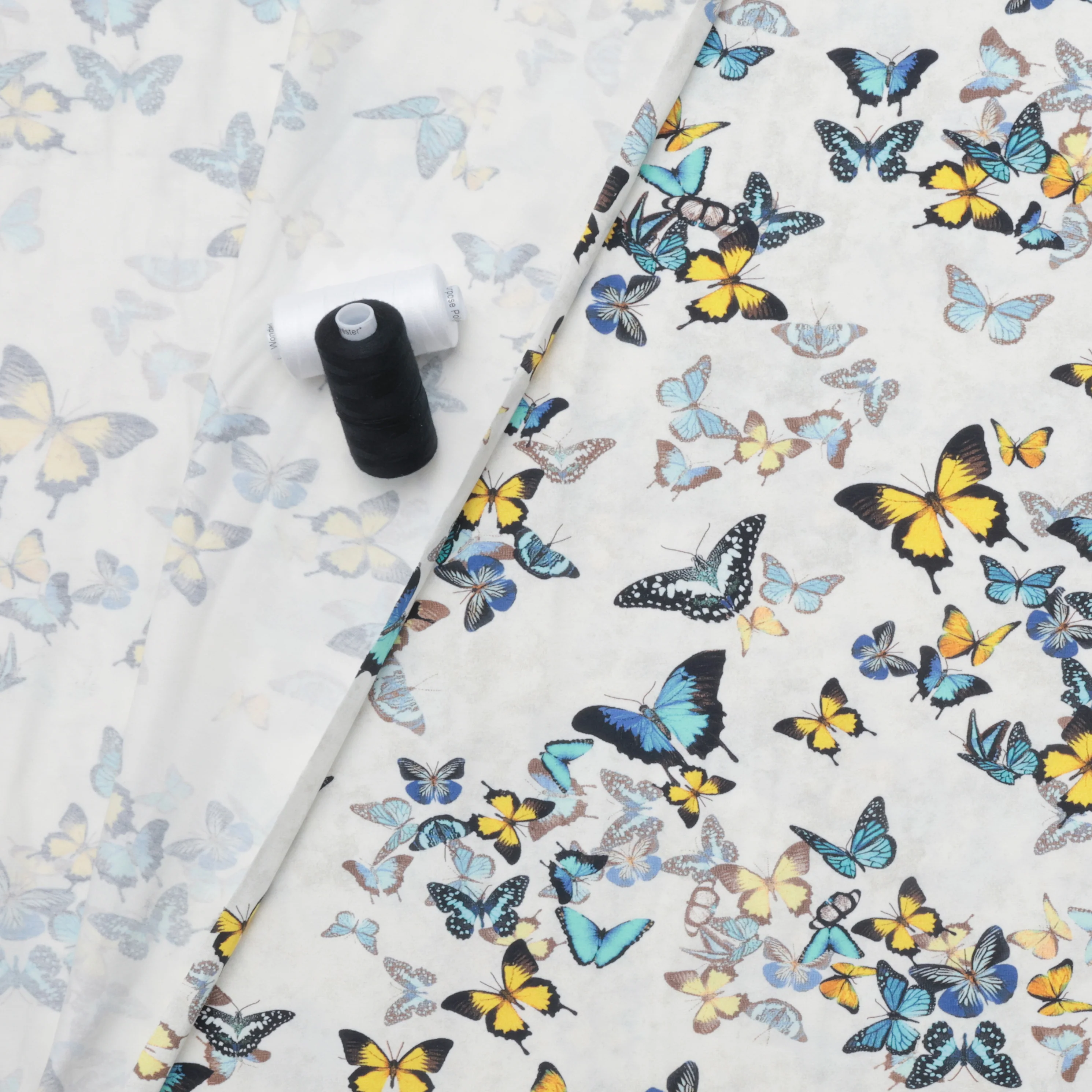 Stof - Cotton - Avalana - Jersey - Butterfly Cream - Image 3