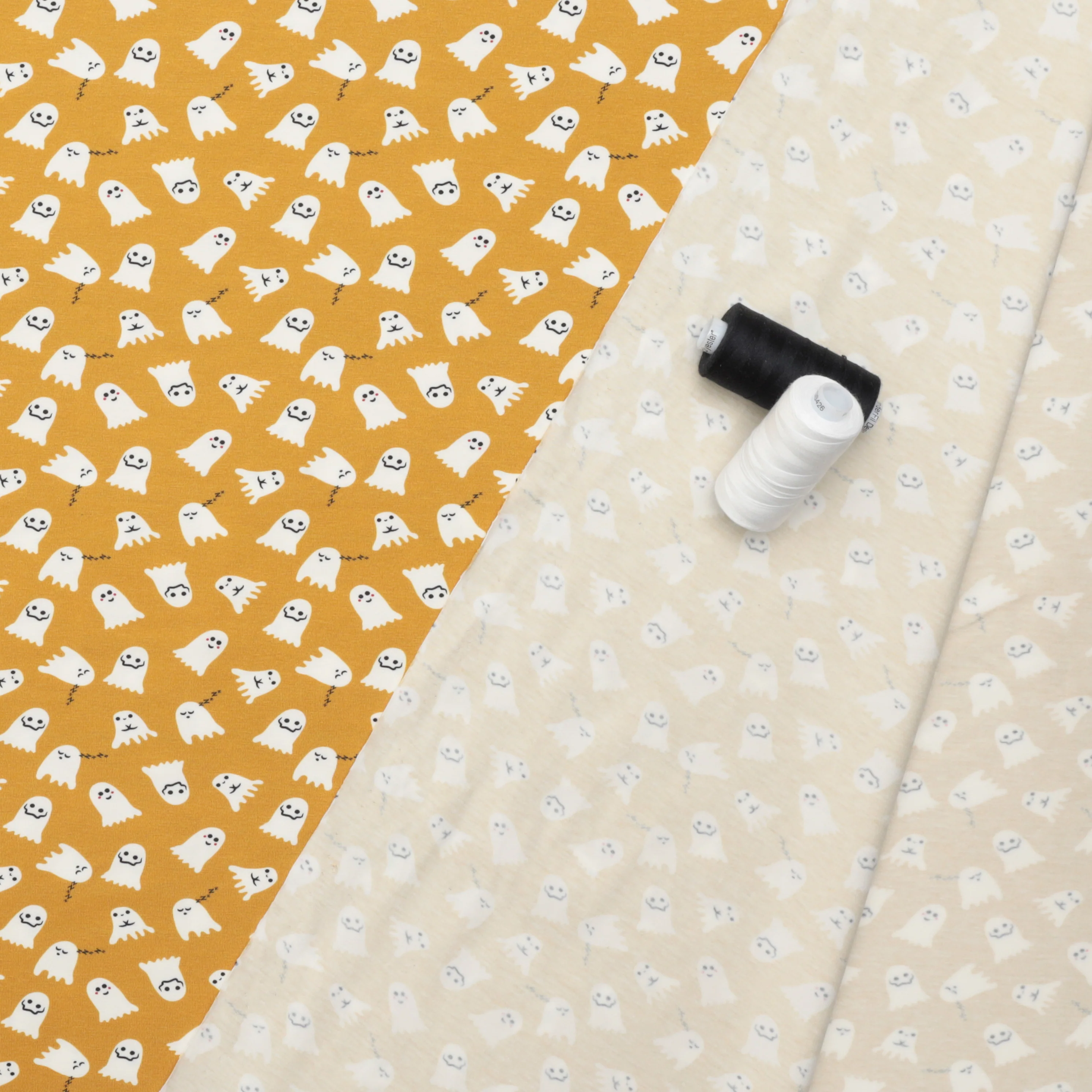 Stof - Cotton - Avalana - Jersey - Ochre Ghosts - Image 3