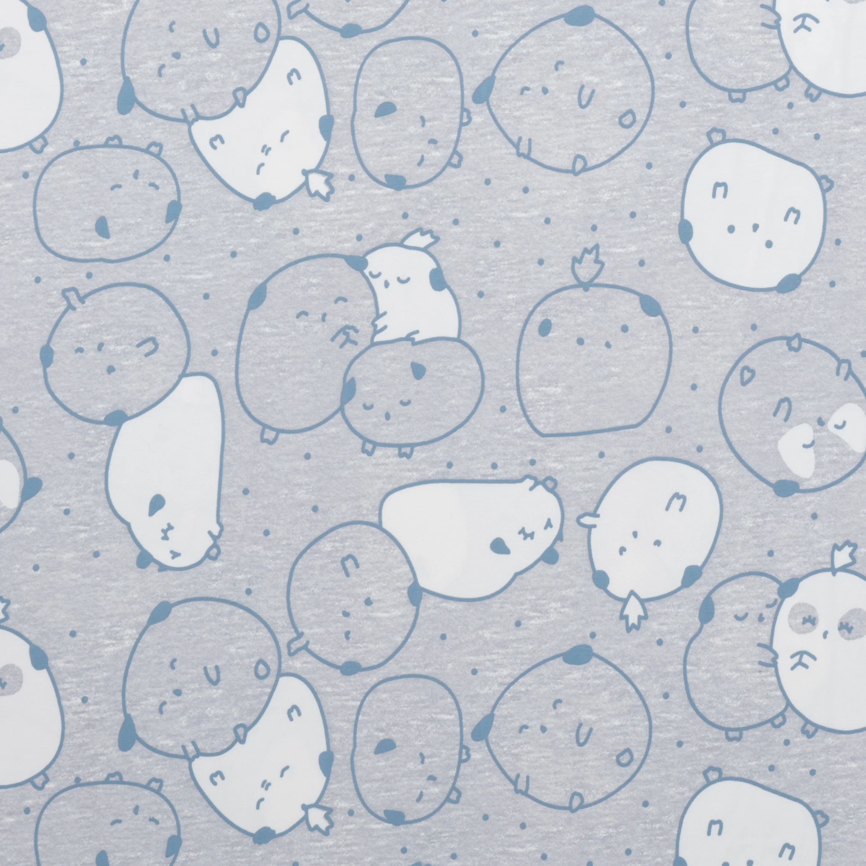 Stof - Cotton - Avalana - Jersey - Round Doggos - Grey - Image 2