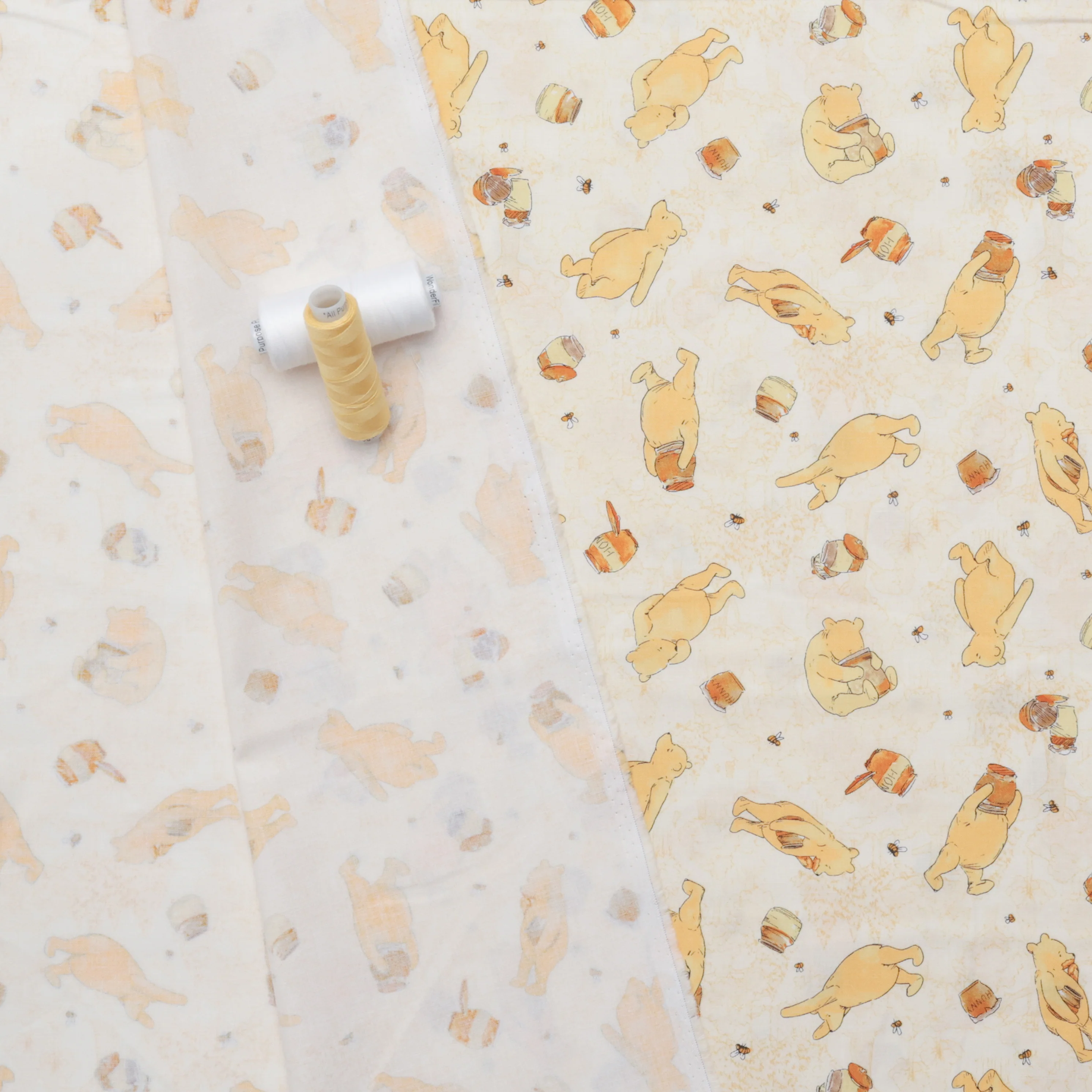 Studio E - Cotton - Classic Winnie - Bears - Yellow - Image 3