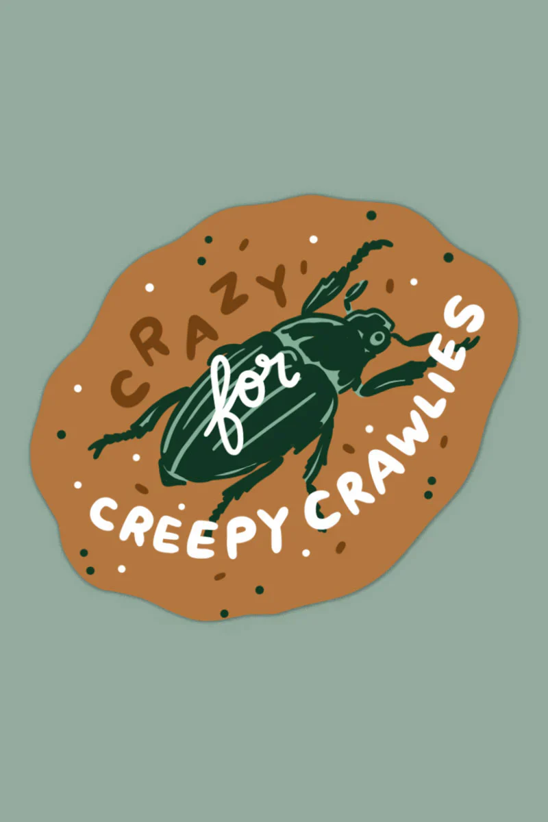 The Golden Doodle - Vinyl Sticker - Crazy for Creepy Crawlies - Image 2