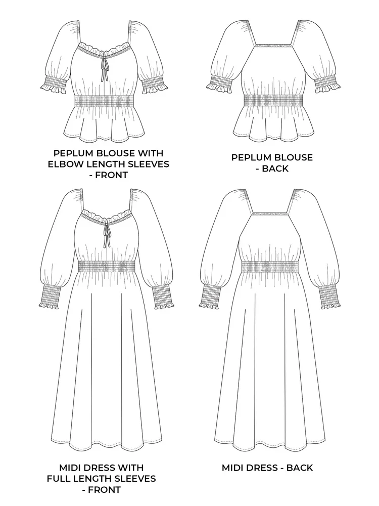 Tilly And The Buttons - Mabel Dress & Blouse - Image 16