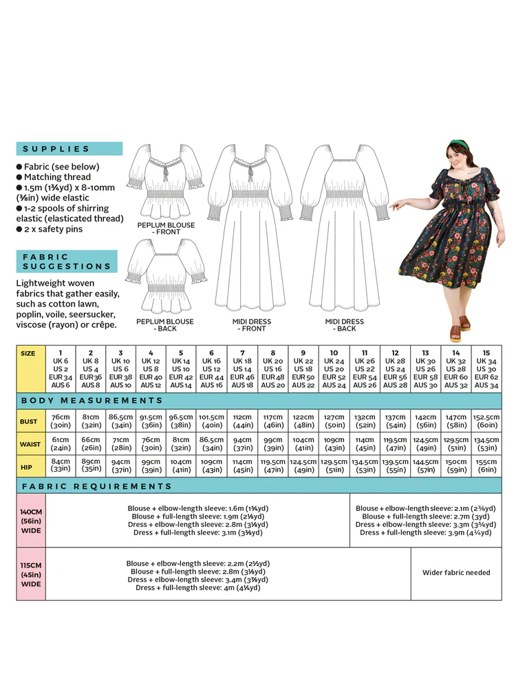 Tilly And The Buttons - Mabel Dress & Blouse - Image 18