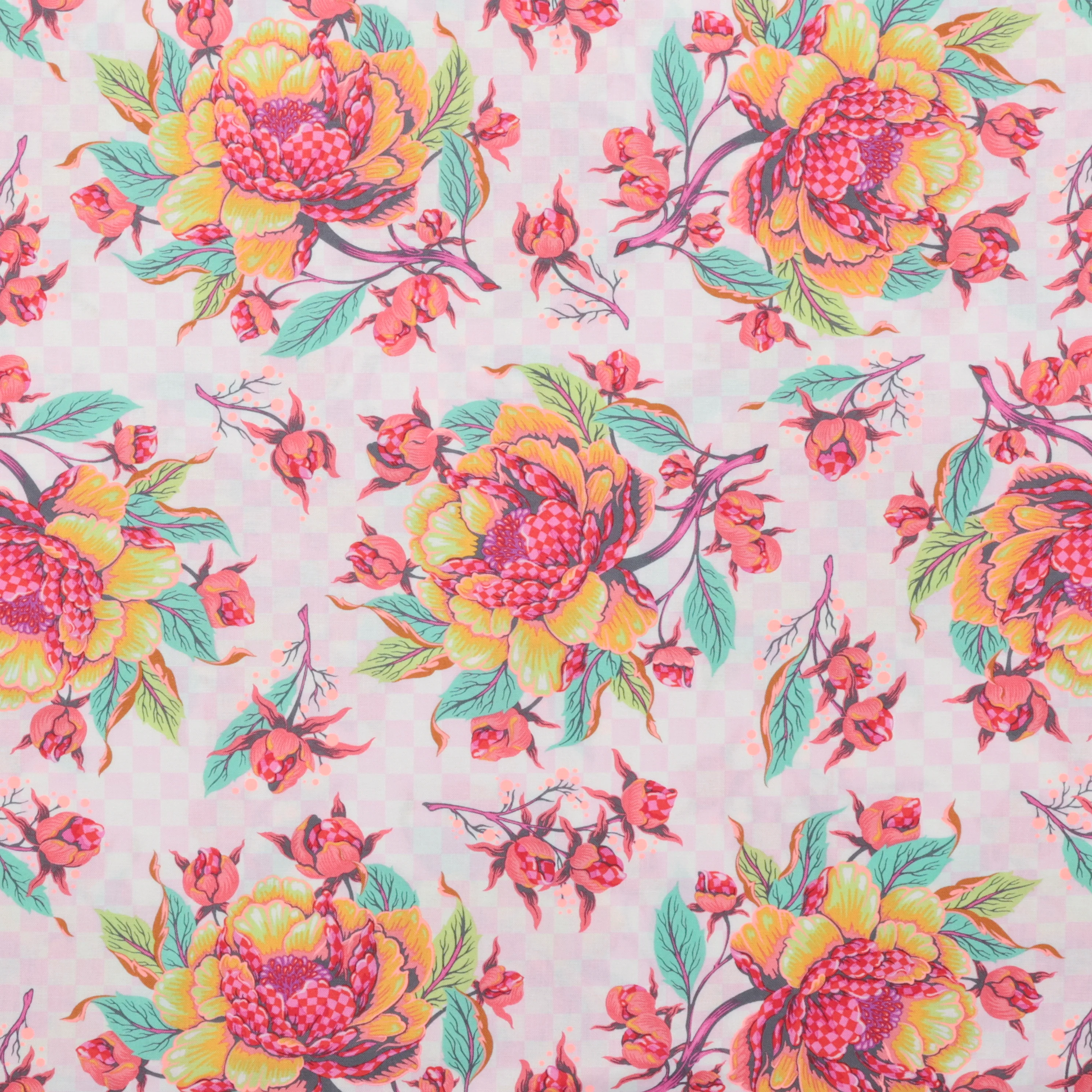 Tula Pink - Cotton - Untamed - Peony For Your Thoughts - Lunar - Image 2