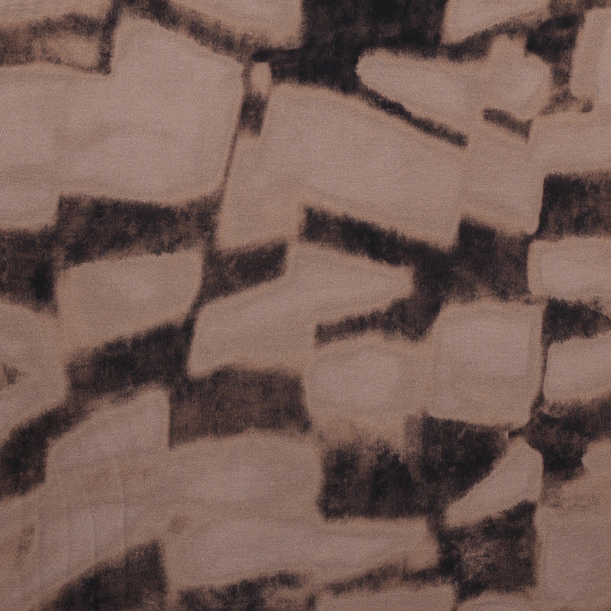 Viscose Blend - Melrose Knit - Digital Print - Mocha - Image 2