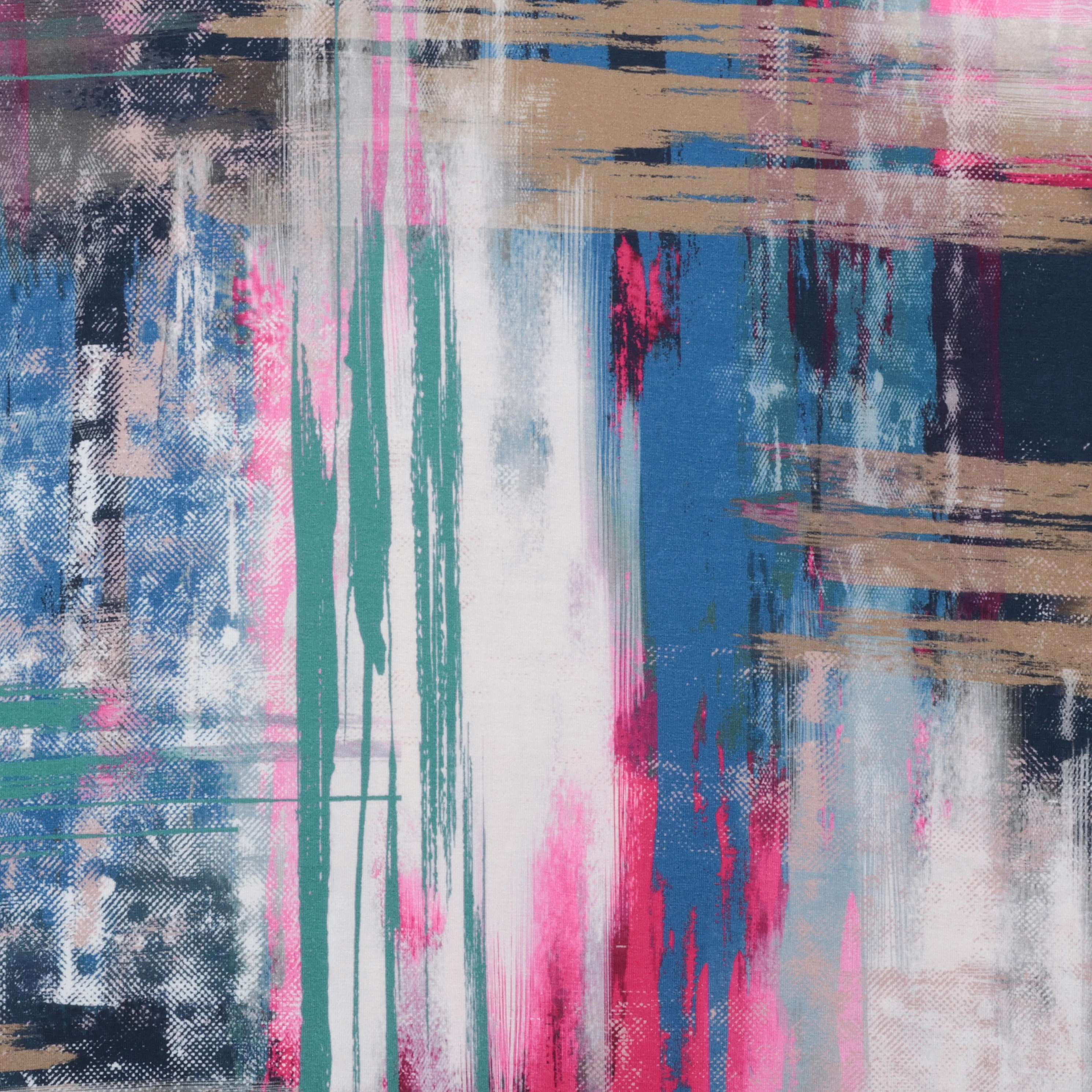 Viscose - Carla - Knit Print - Brushstroke - Assorted - Image 4